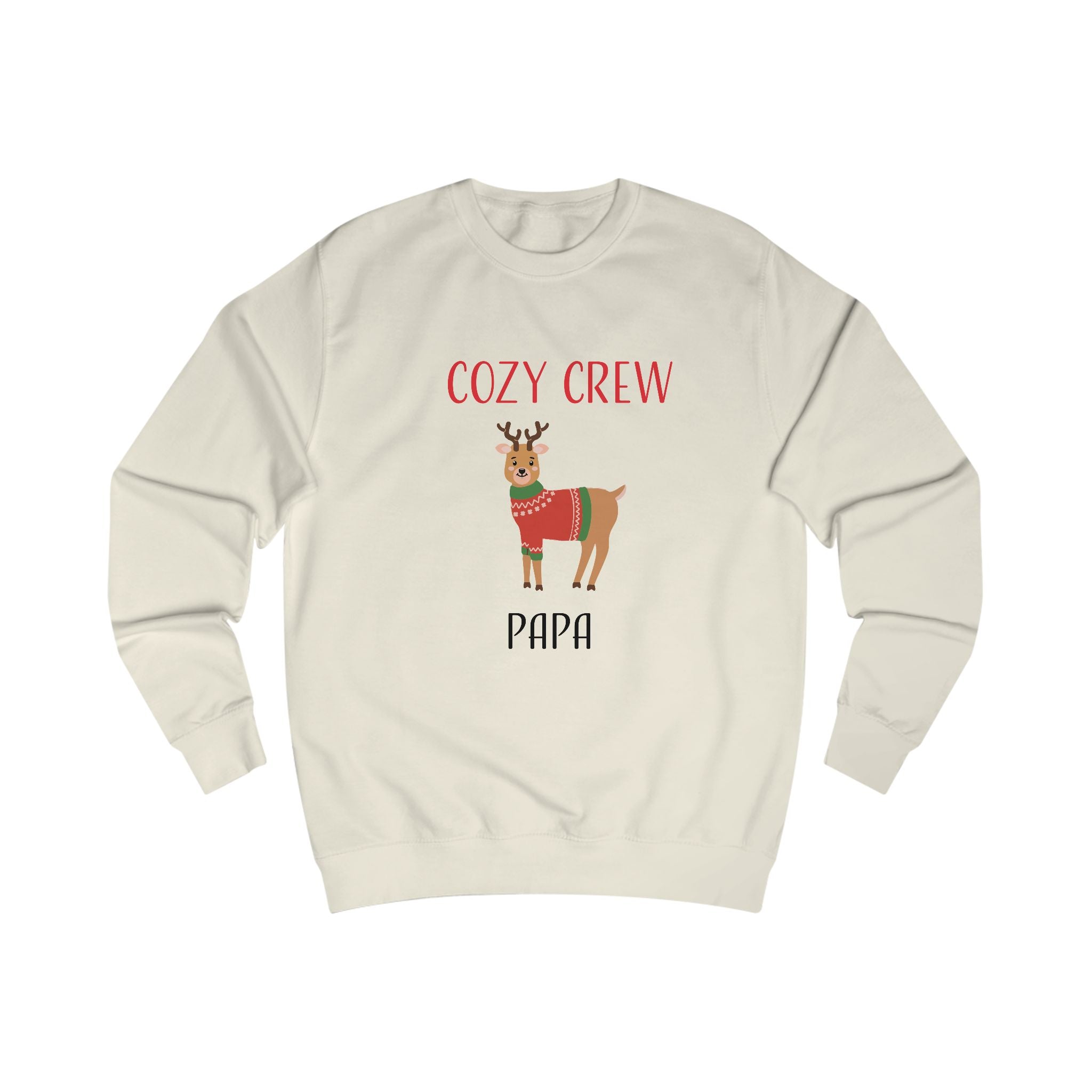 Sweatshirt: Cozy Crew Reindeer Papa (Adult)