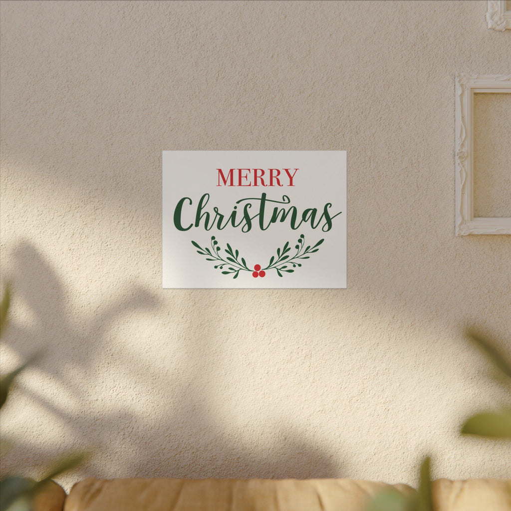 Canvas Wall Art: Holiday - Merry Christmas
