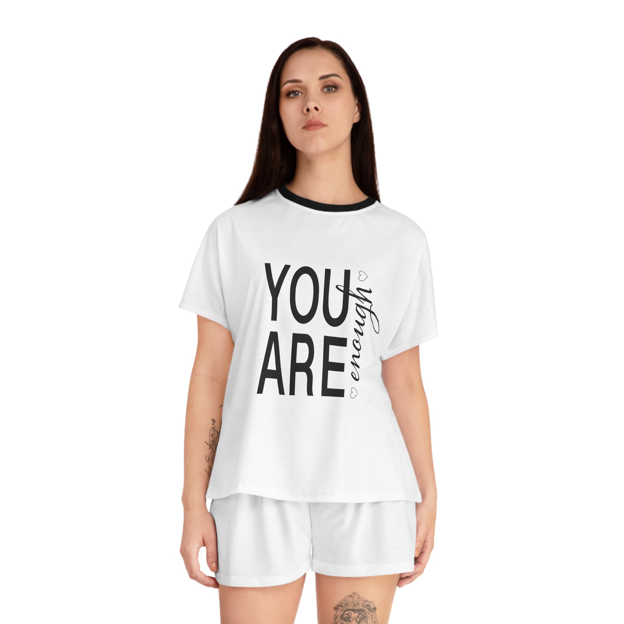 Short Pajama Set: You Are Enough