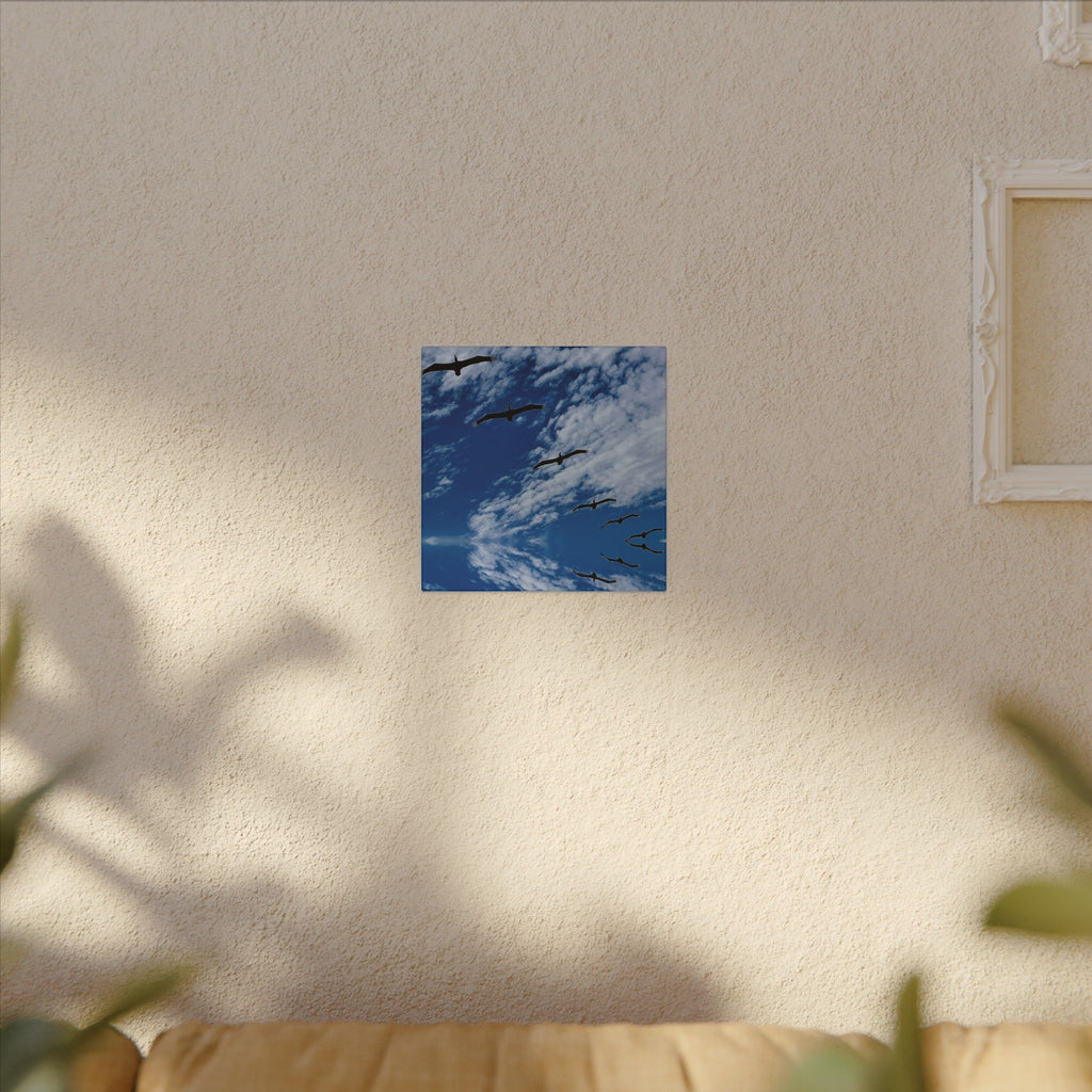 Canvas Print: Birds Flying Over Ormond Beach