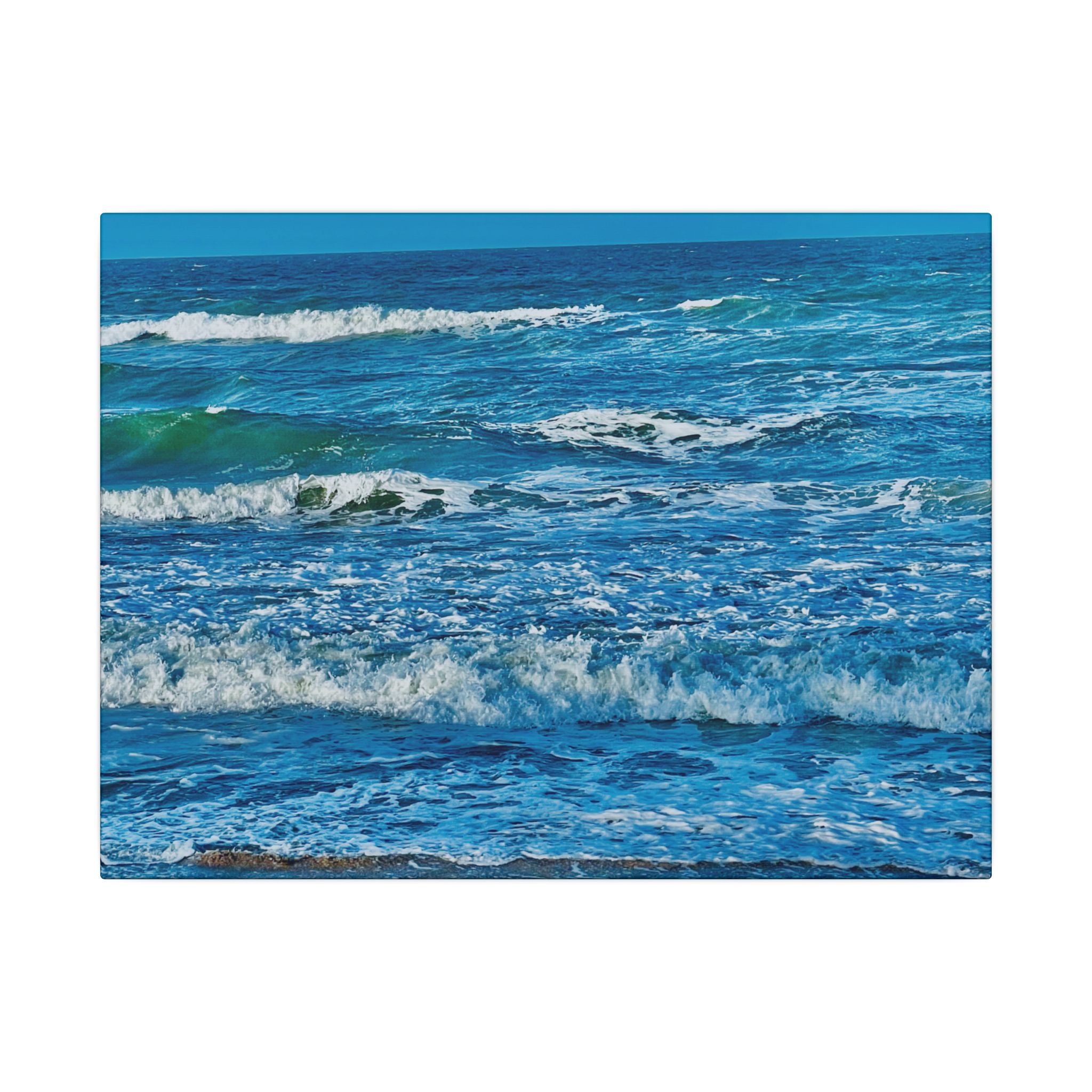 Canvas Print: Ocean Waves - Ormond-By-The Sea