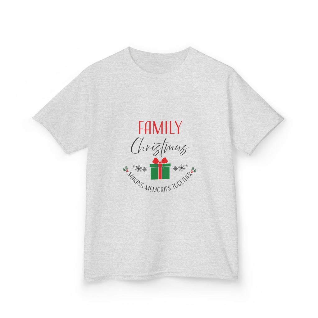 Kids Tee — “Family Christmas” Gift Holiday Shirt