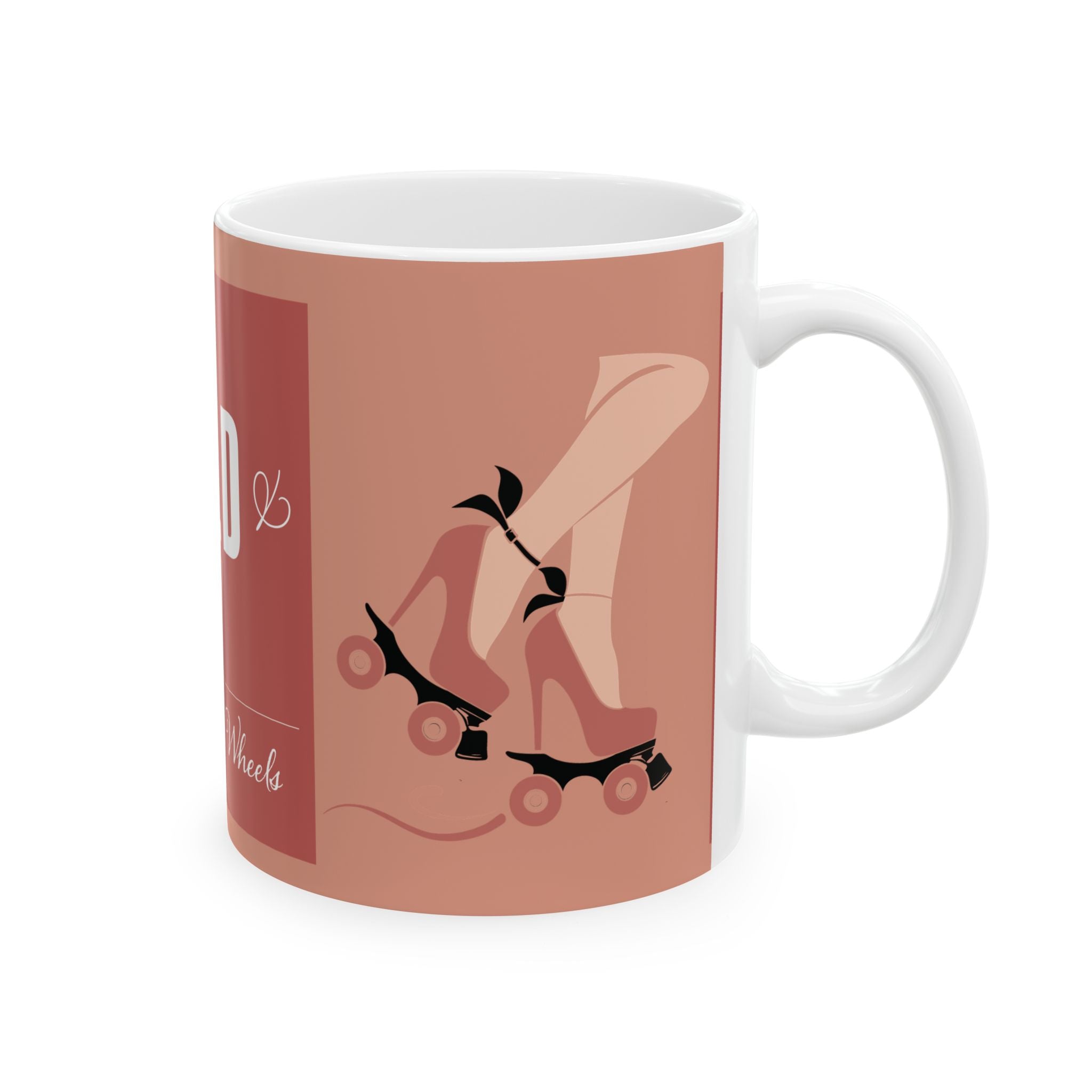 Ceramic Mug: Bold and Spicy Biotch on Wheels - (11oz, 15oz)