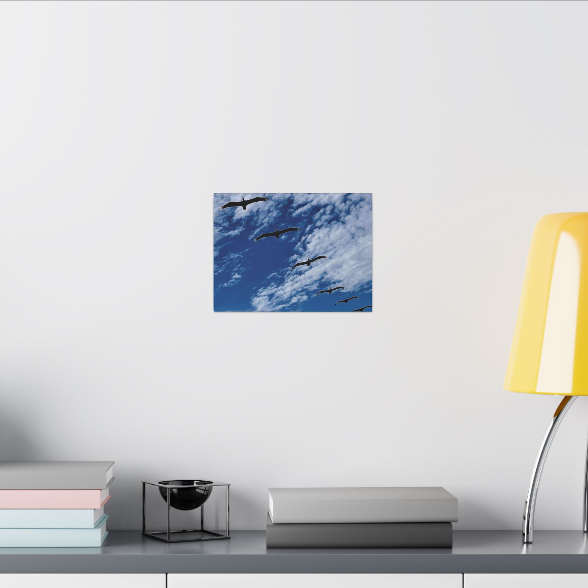 Canvas Print: Birds Flying Over Ormond Beach