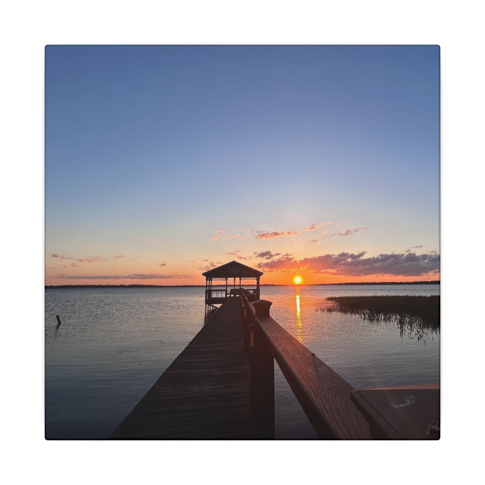Canvas Print: Sunset on Lake Minnehaha