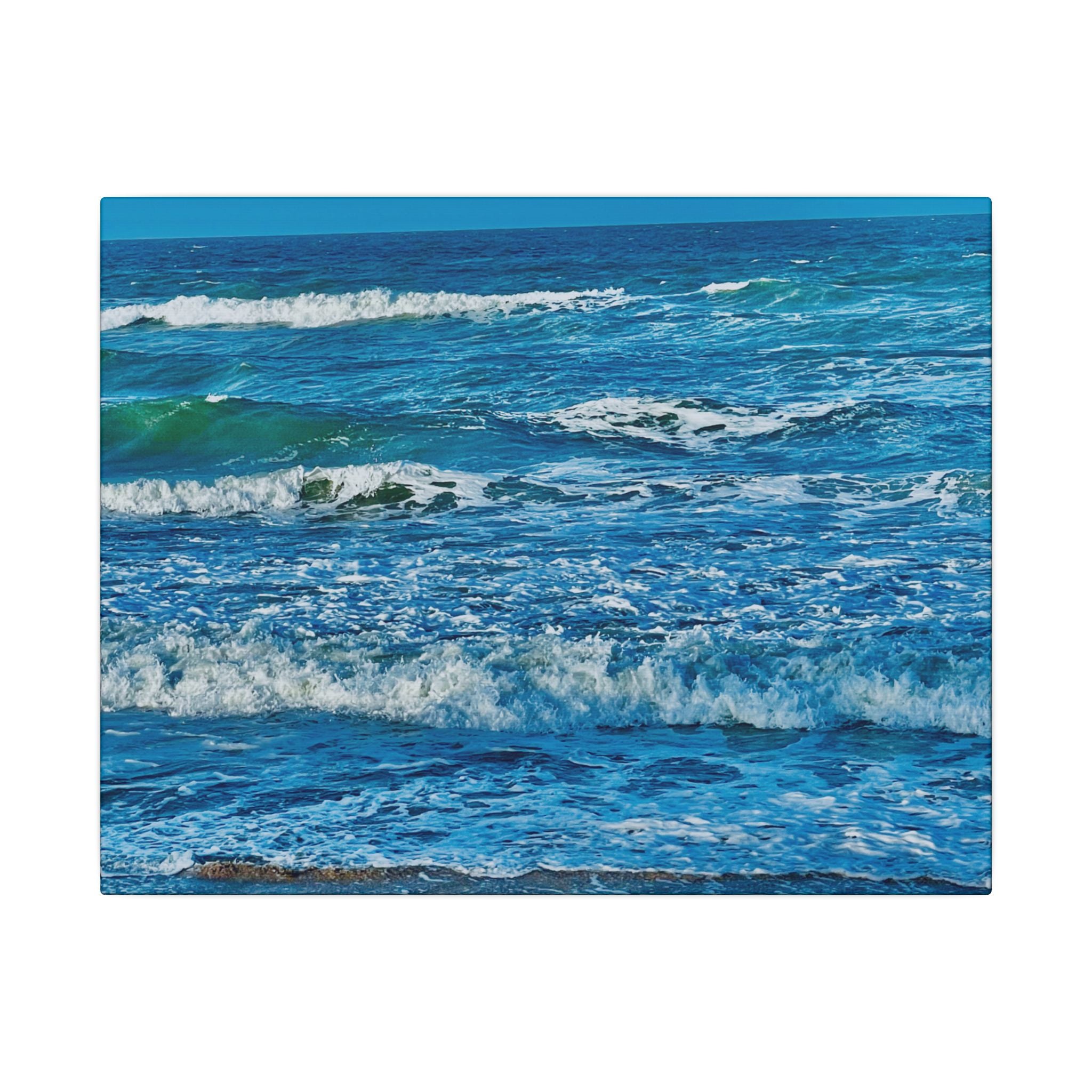 Canvas Print: Ocean Waves - Ormond-By-The Sea