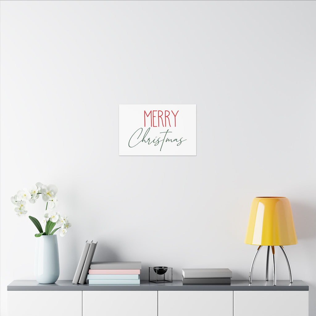 Canvas Wall Art: Holiday - Merry Christmas
