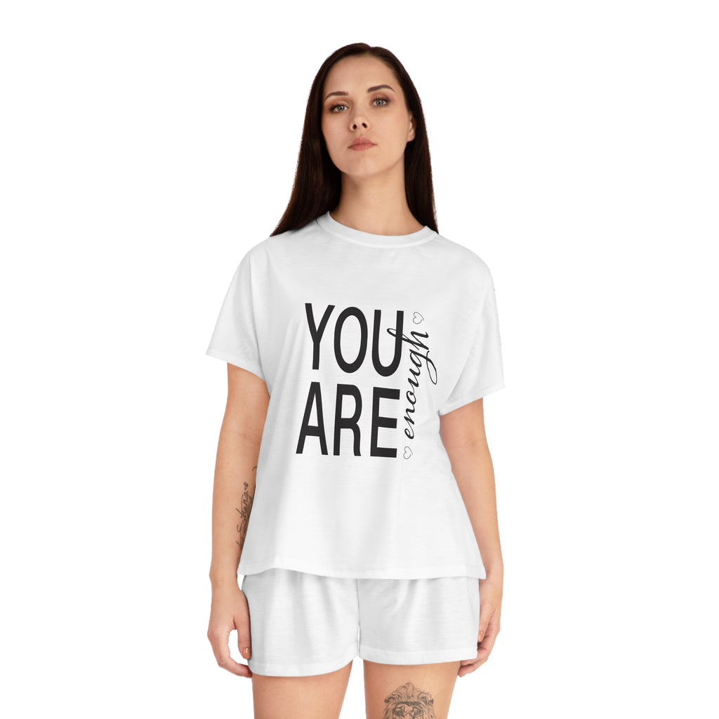 Short Pajama Set: You Are Enough
