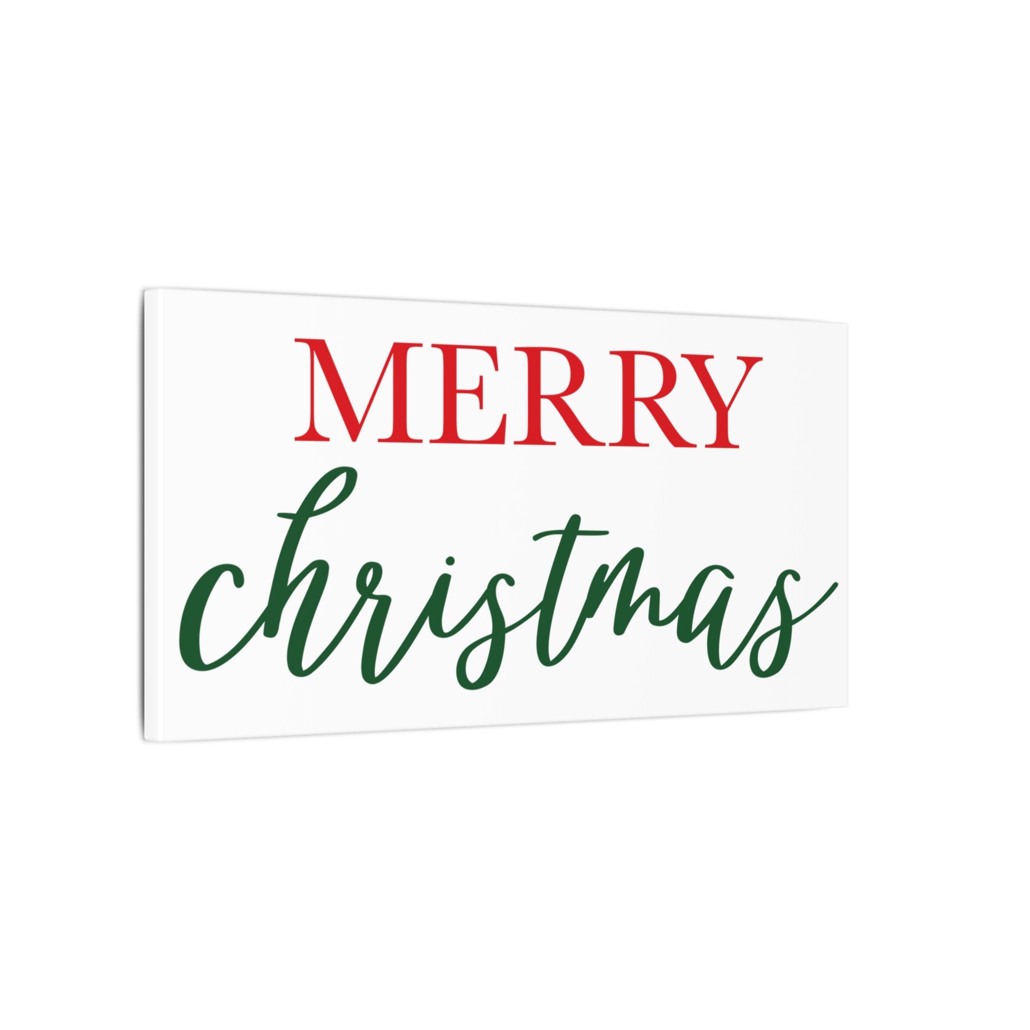 Canvas Wall Art: Holiday - Merry Christmas