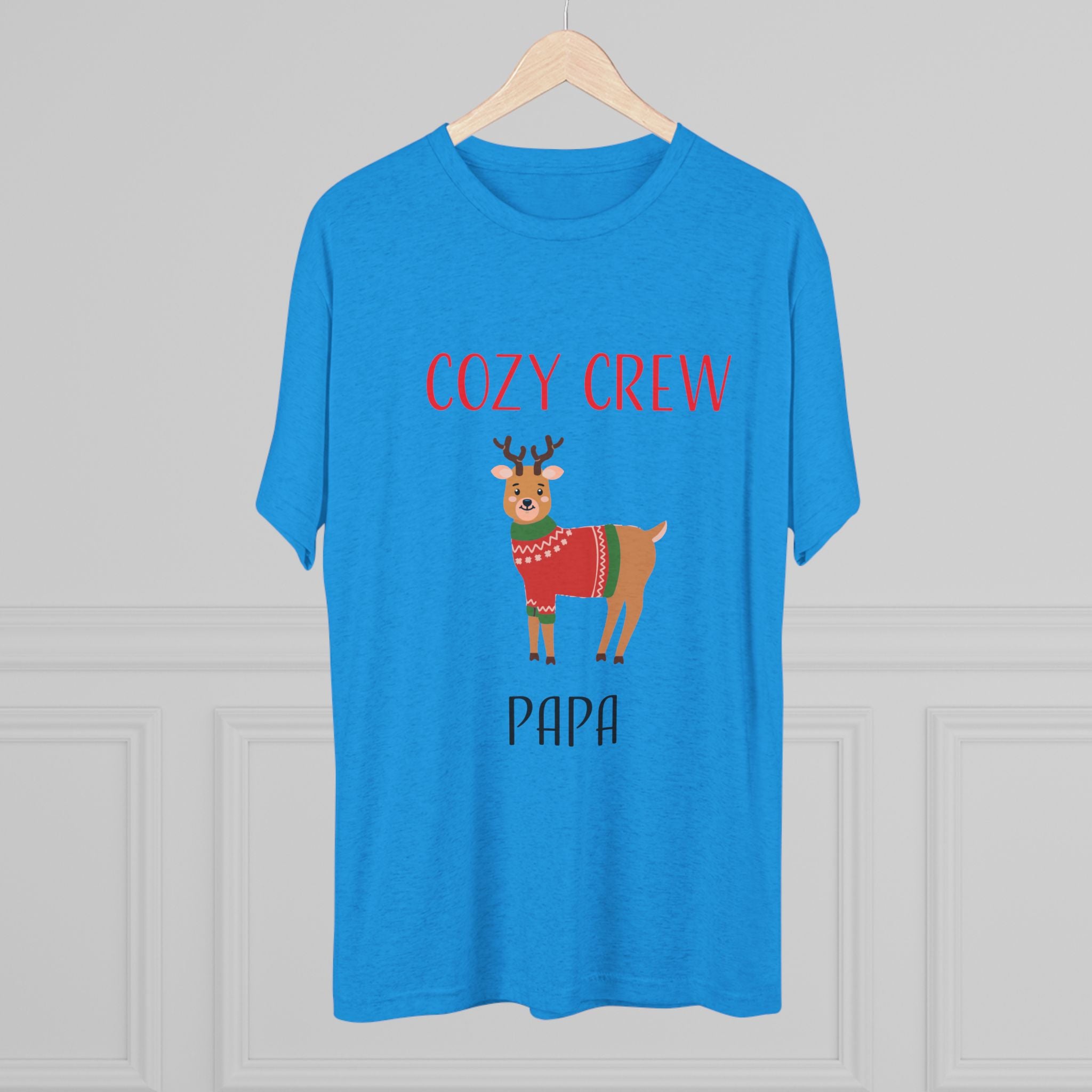 Teeshirt: Cozy Crew Reindeer Papa (Adult)