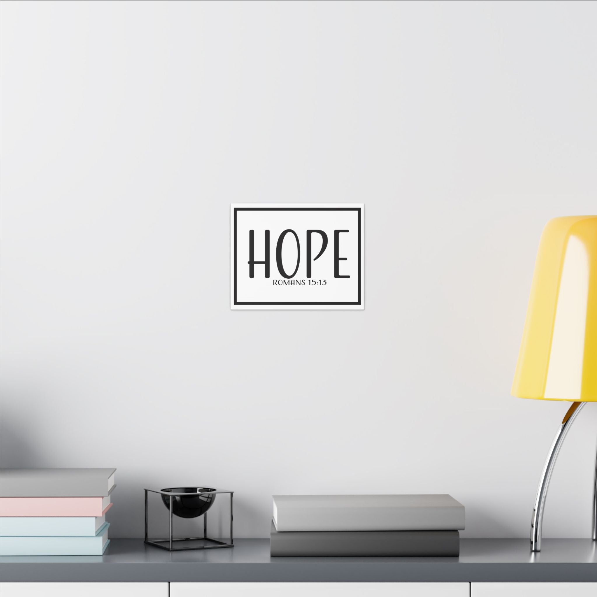 Canvas Wall Art:  Inspirational - Hope Romans 15:13