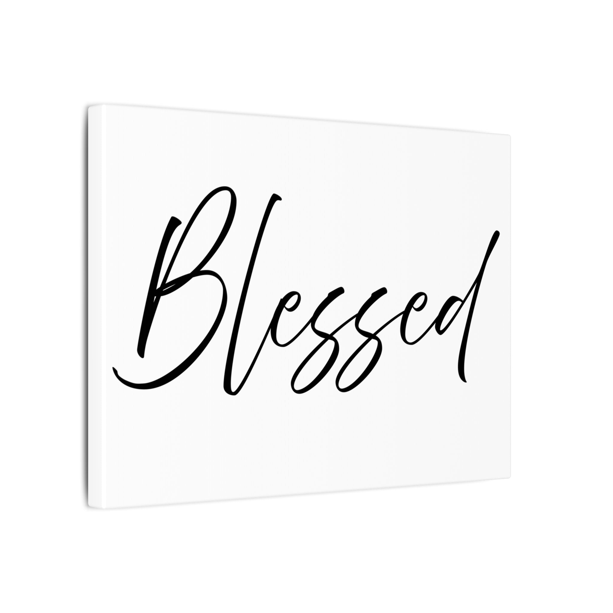 Canvas Wall Art:  Inspirational - Blessed