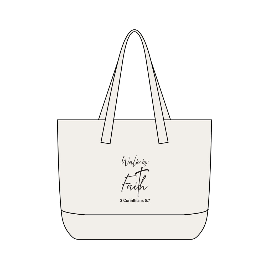 Tote Bag:  Inspirational - Walk by faith
