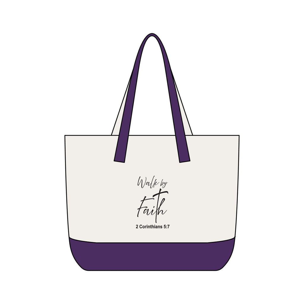 Tote Bag:  Inspirational - Walk by faith