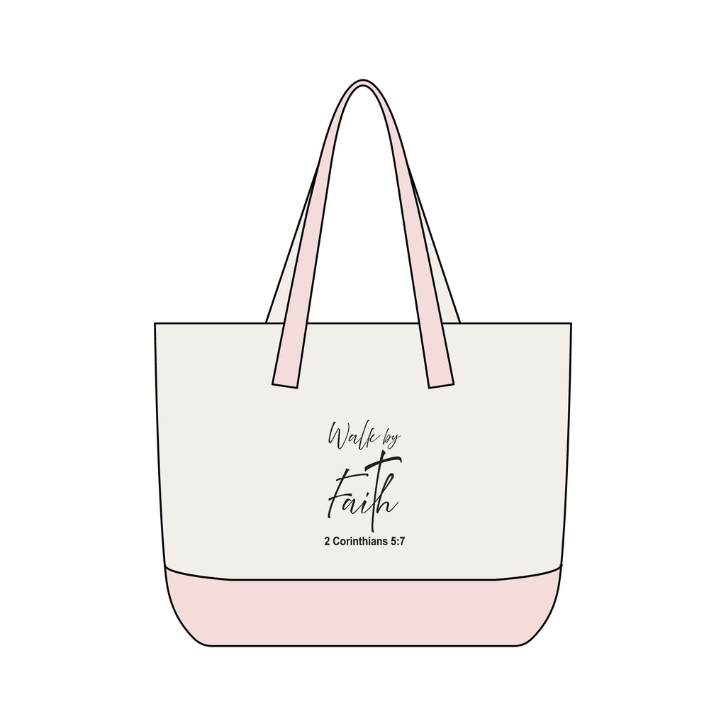 Tote Bag:  Inspirational - Walk by faith