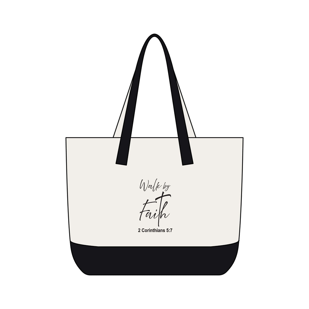 Tote Bag:  Inspirational - Walk by faith