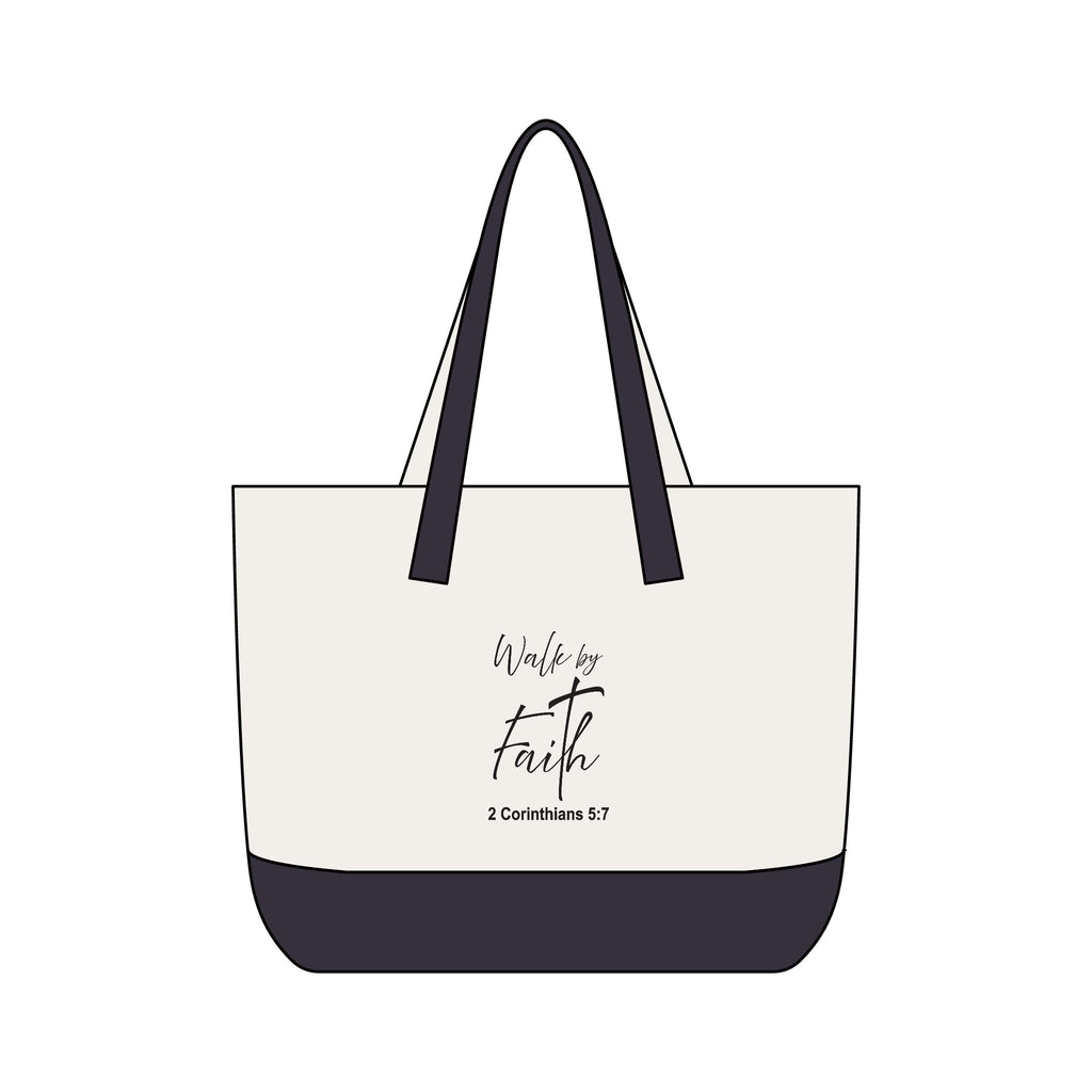 Tote Bag:  Inspirational - Walk by faith