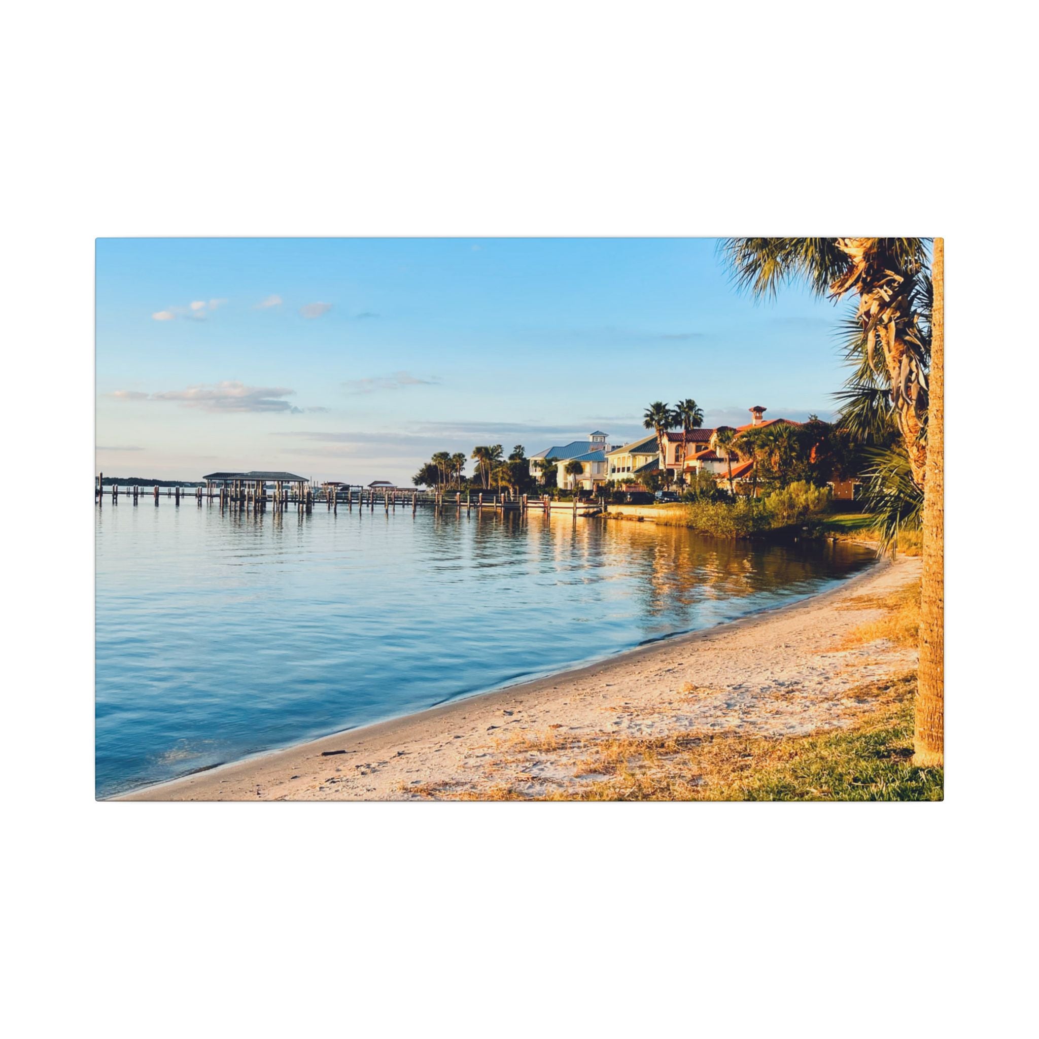 Canvas Print: Halifax River View from Fortunato Park