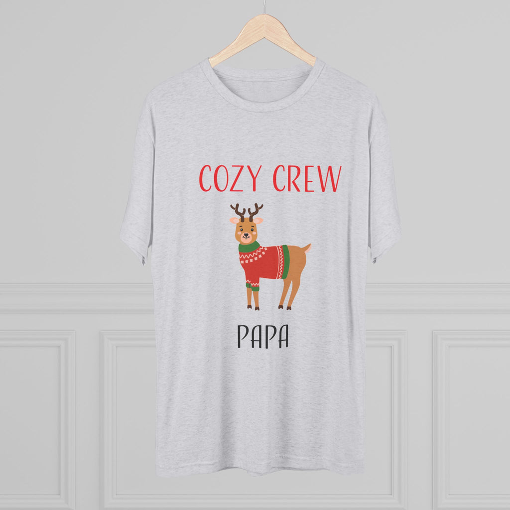 Teeshirt: Cozy Crew Reindeer Papa (Adult)