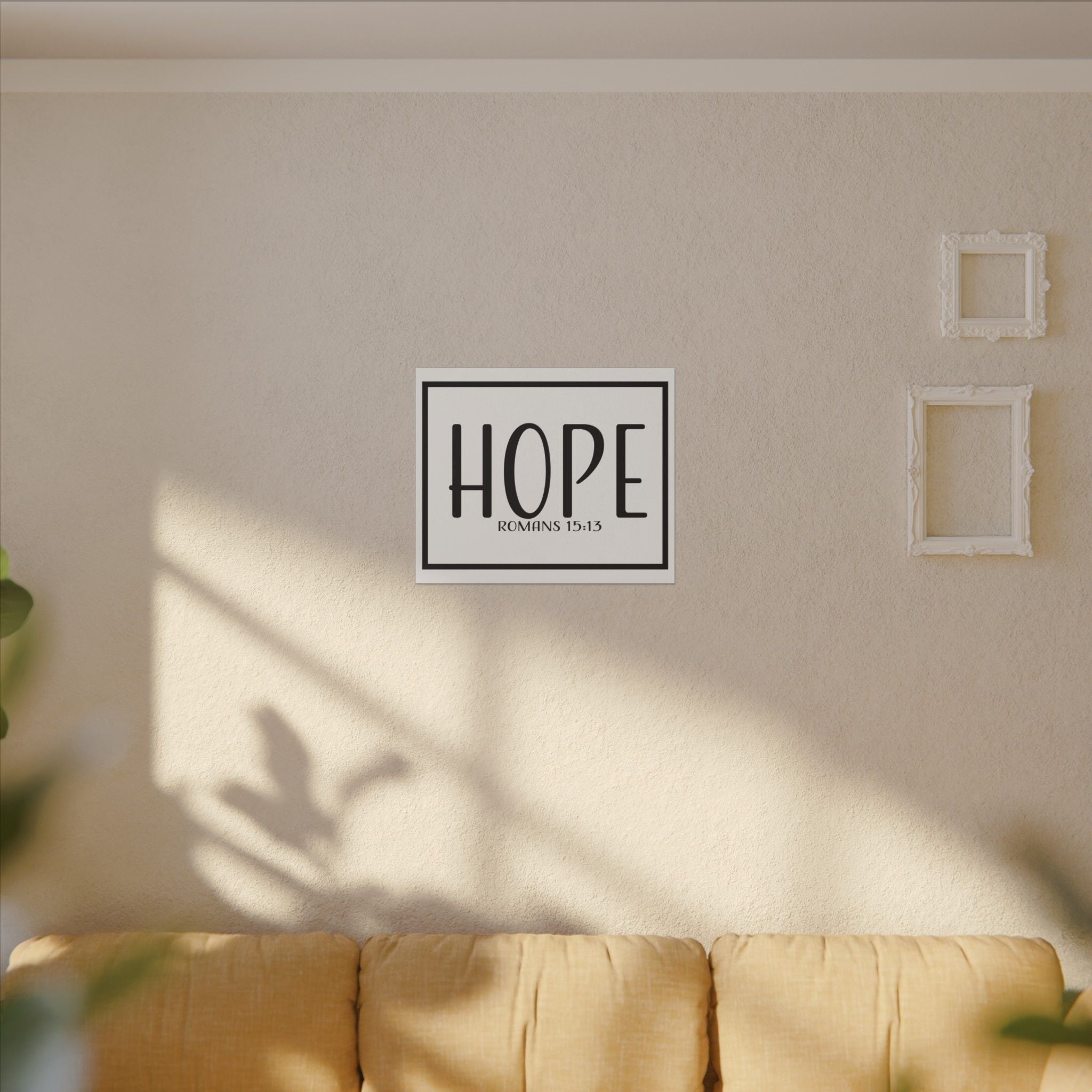 Canvas Wall Art:  Inspirational - Hope Romans 15:13