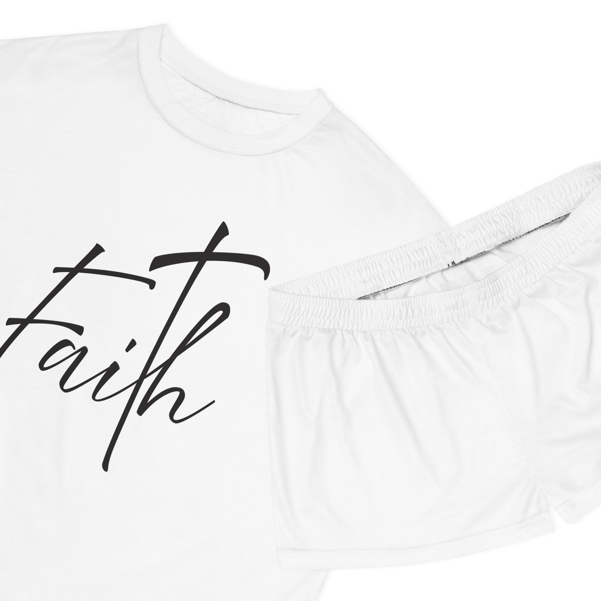 Short Pajama Set: Faith