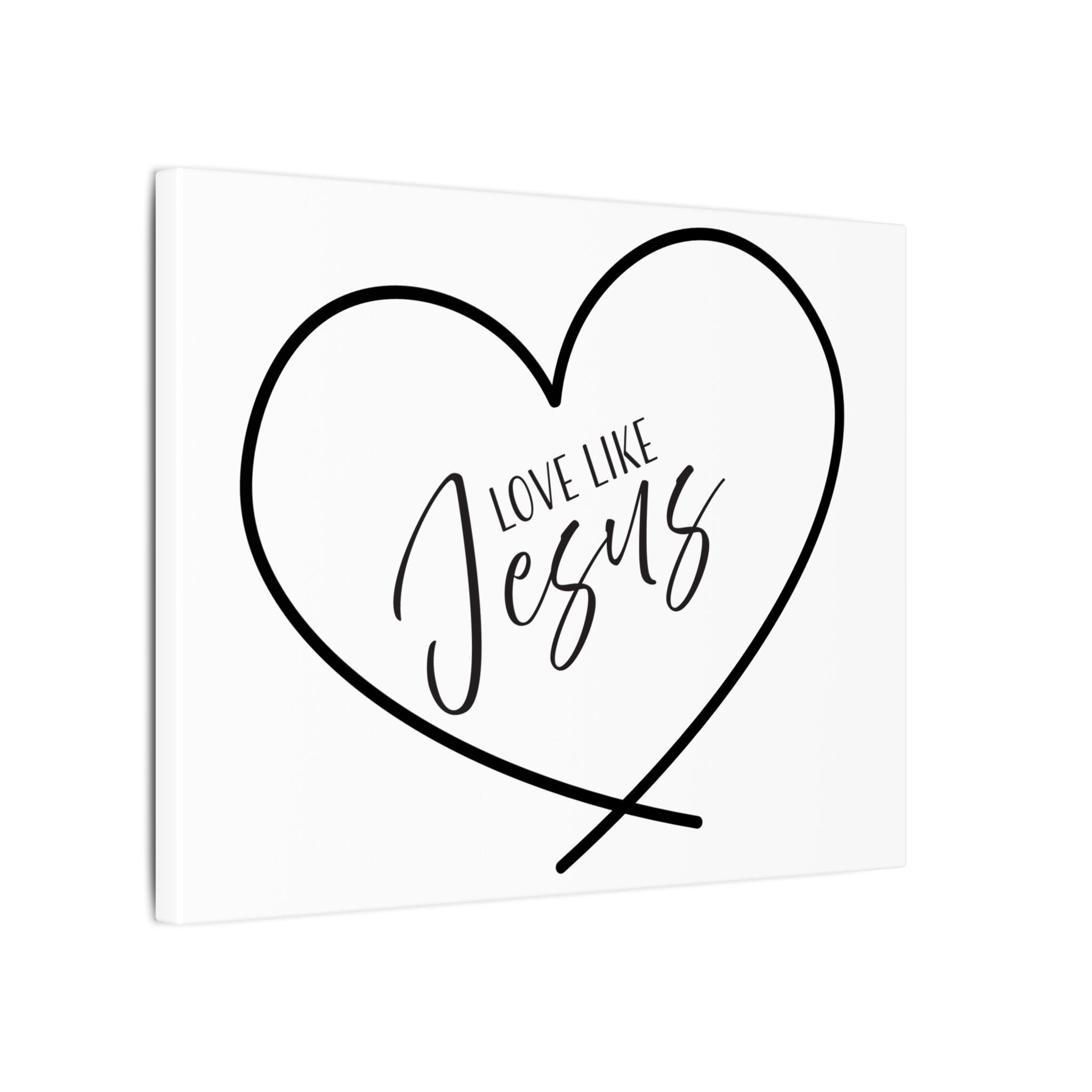 Canvas Wall Art: Inspirational - Love Like Jesus