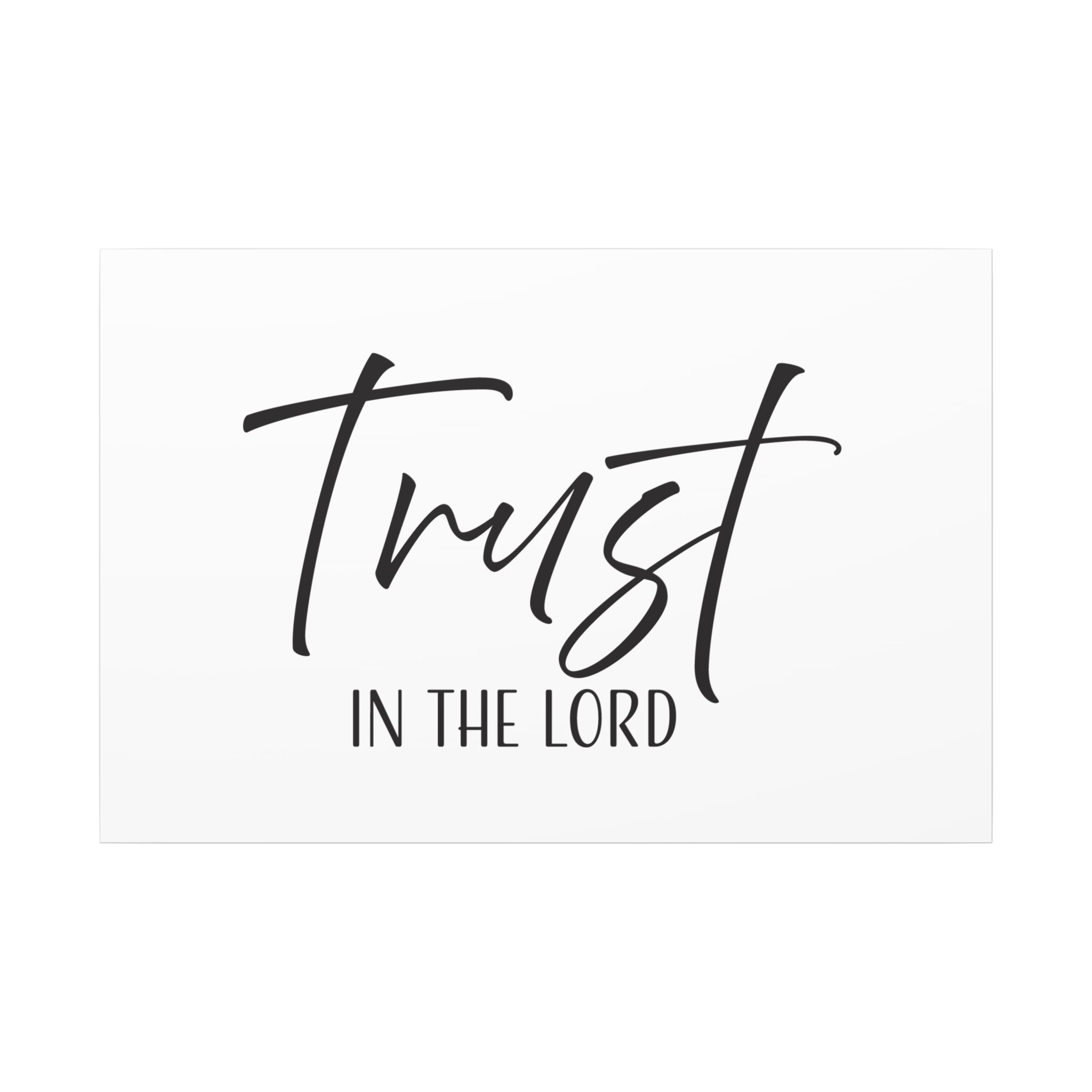 Canvas Wall Art:  Inspirational - Trust in the Lord