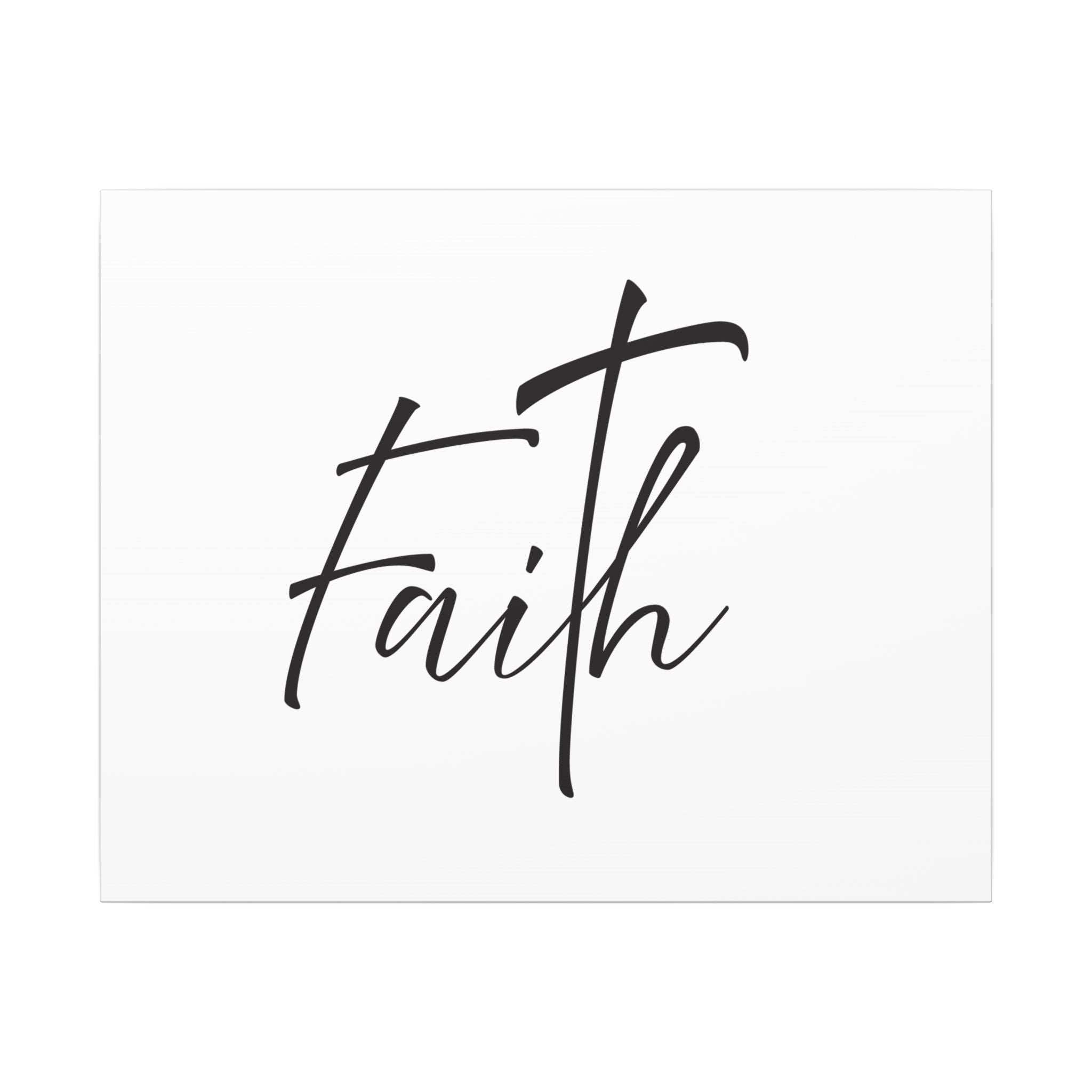Canvas Wall Art: Inspirational - Faith