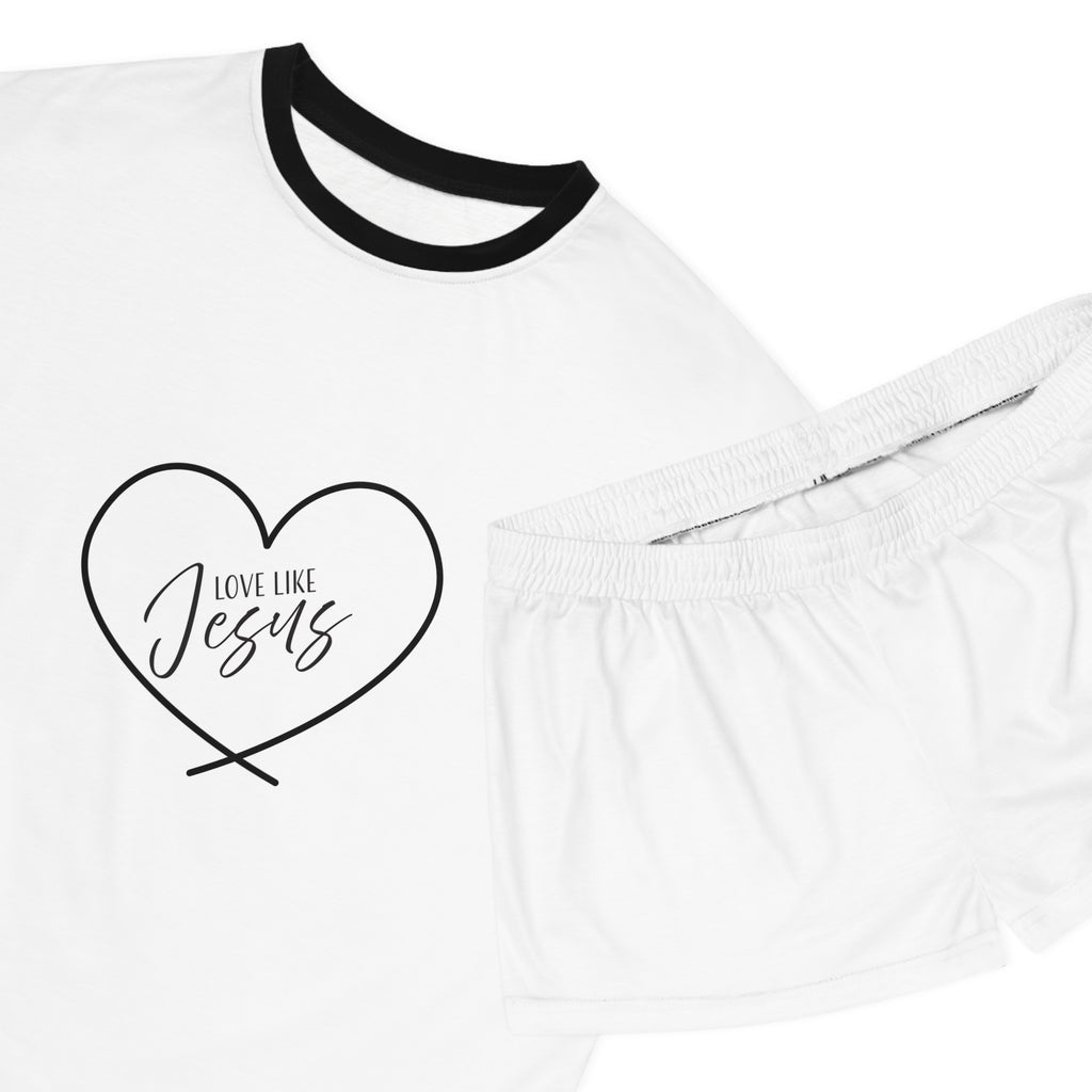 Short pajama set: Inspirational - Love Like Jesus