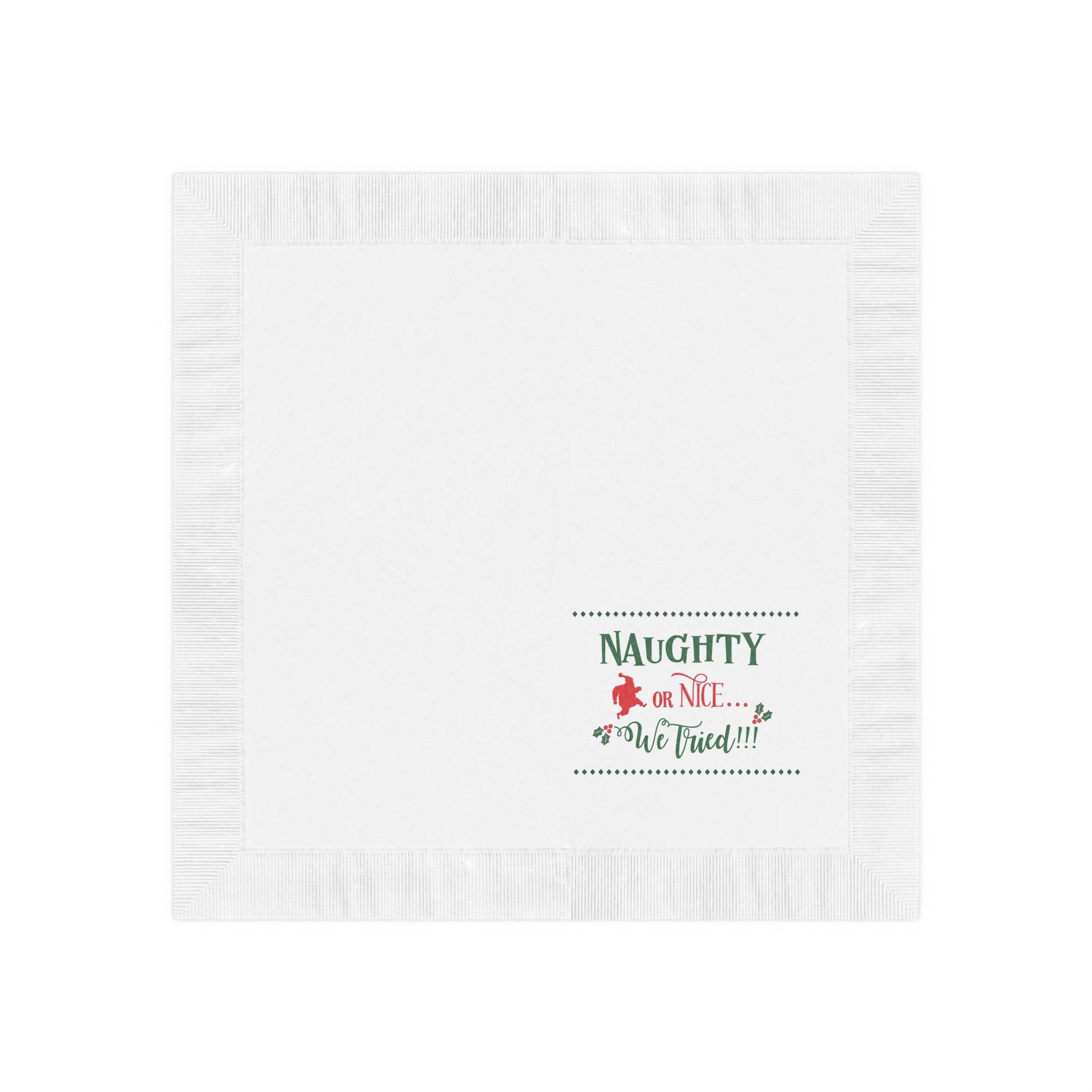 Napkins: Festive - Naughty or Nice