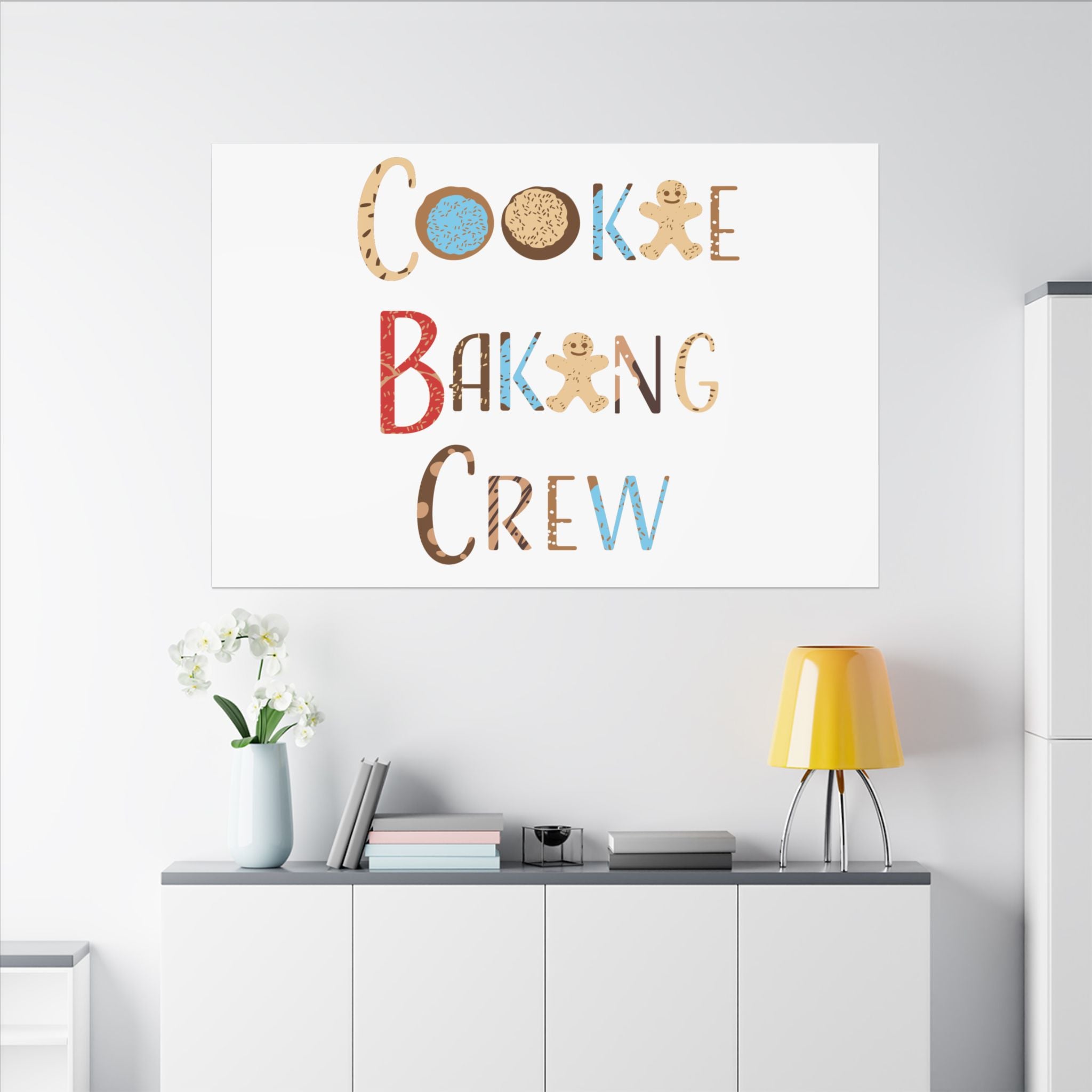 Canvas Wall Art: Cookie Baking Crew