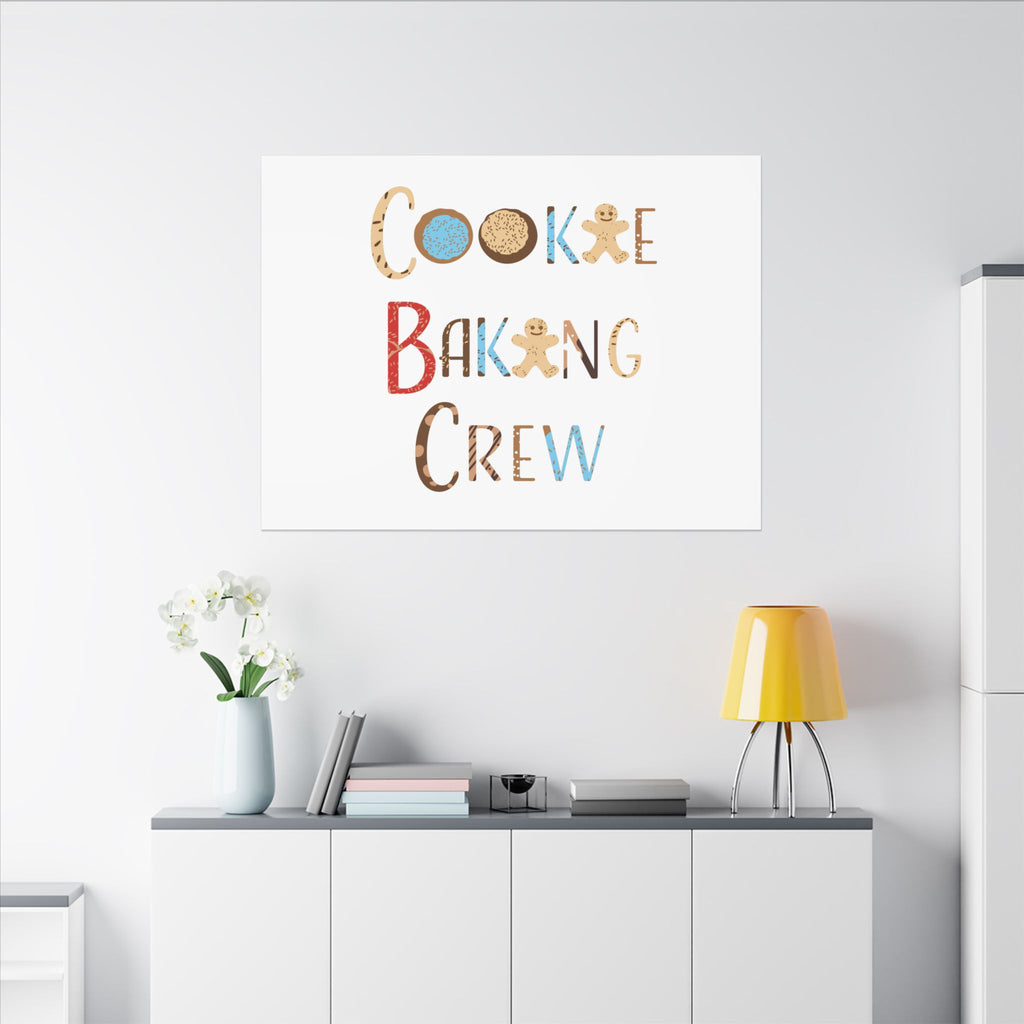 Canvas Wall Art: Cookie Baking Crew