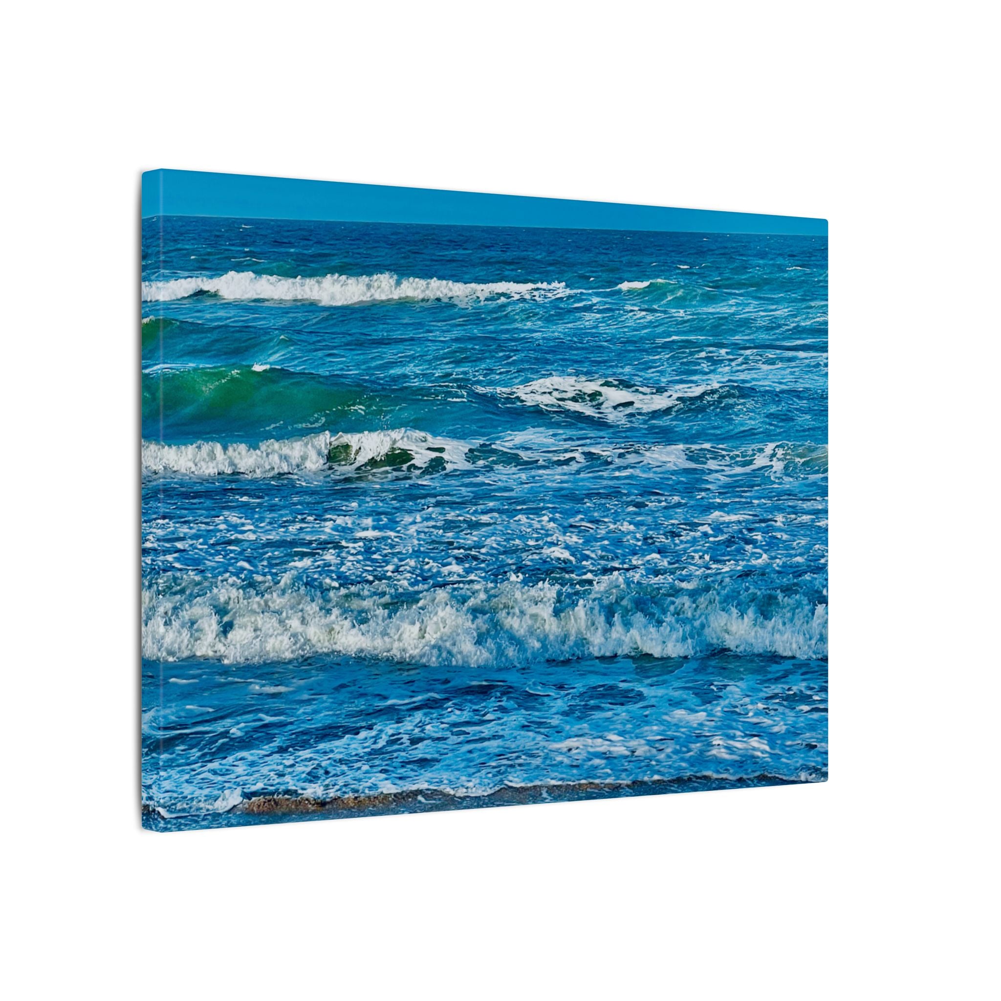 Canvas Print: Ocean Waves - Ormond-By-The Sea