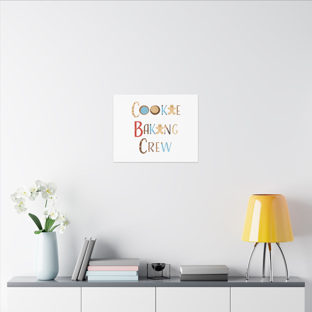 Canvas Wall Art: Cookie Baking Crew