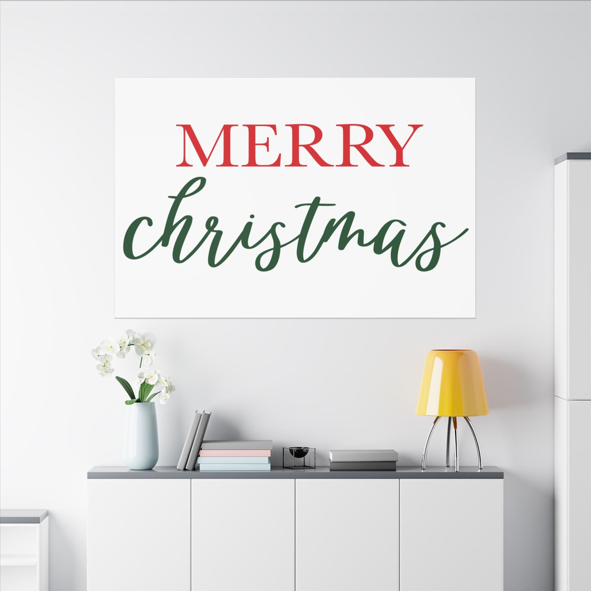 Canvas Wall Art: Holiday - Merry Christmas