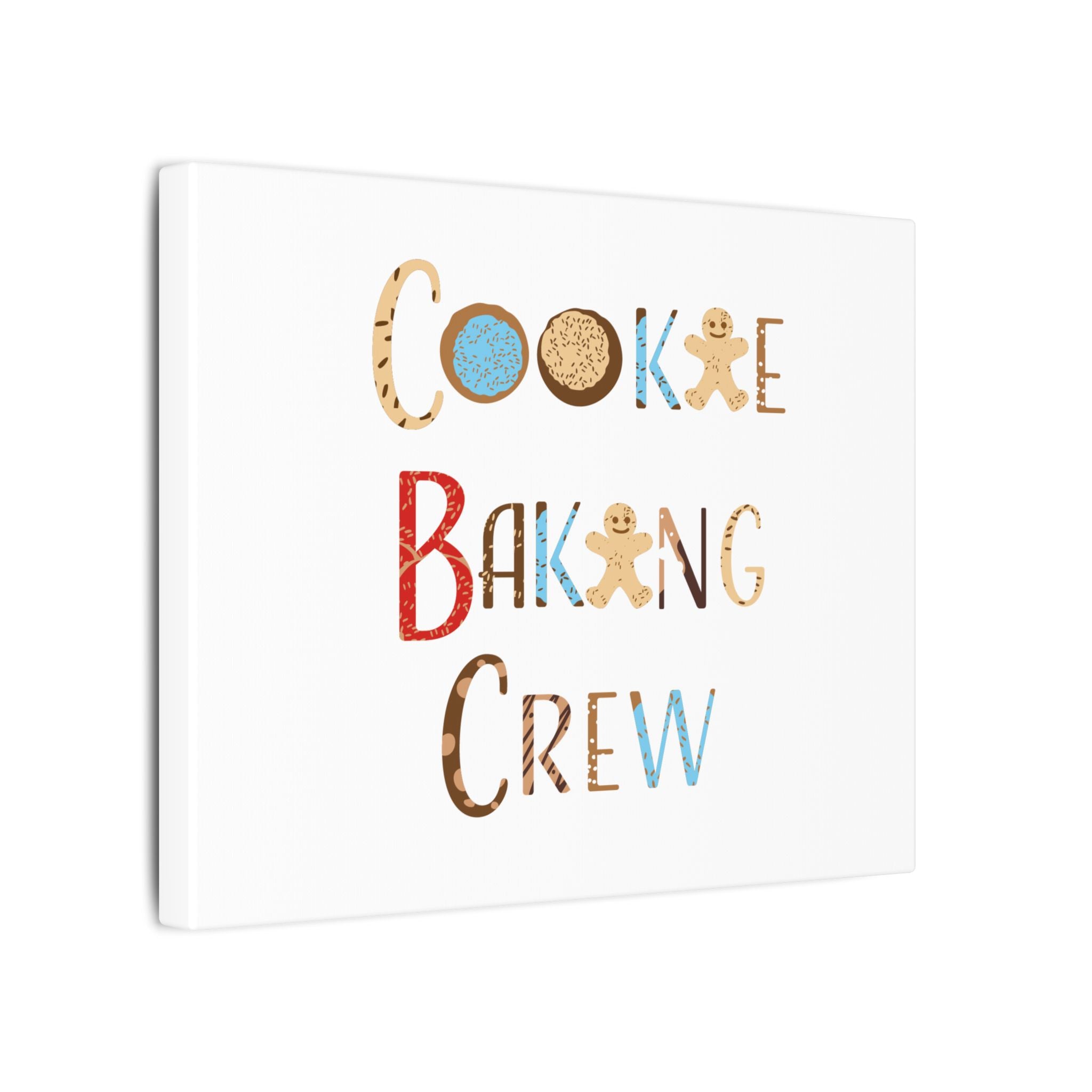 Canvas Wall Art: Cookie Baking Crew