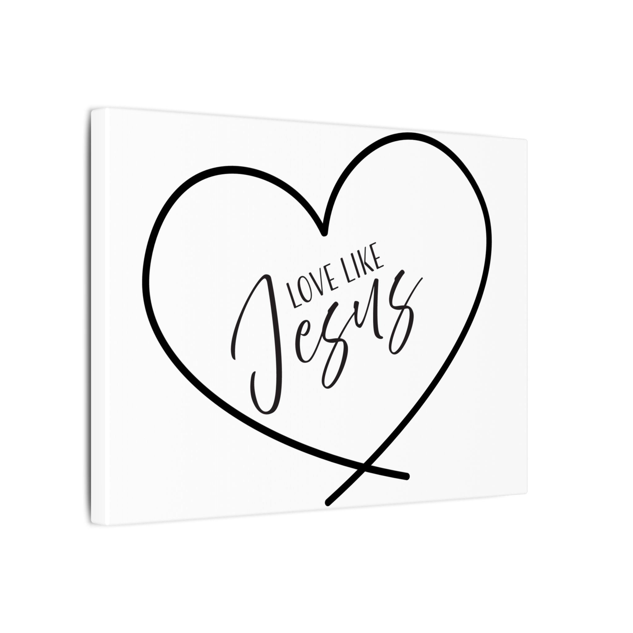 Canvas Wall Art: Inspirational - Love Like Jesus