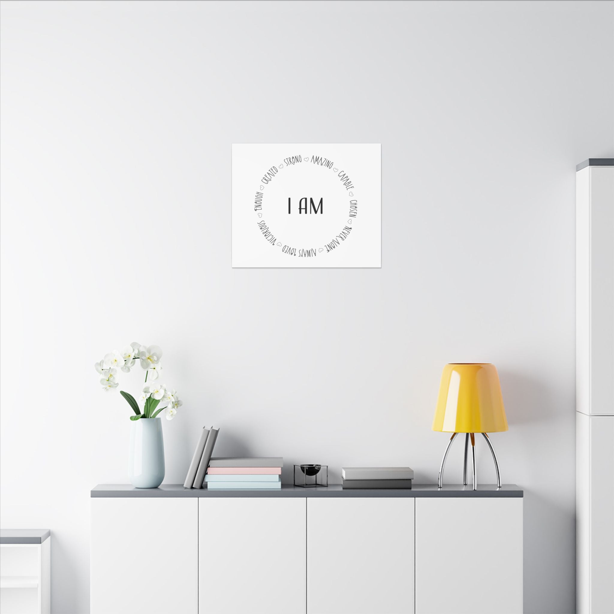 Canvas Wall Art:  Inspirational - I AM Affirmation