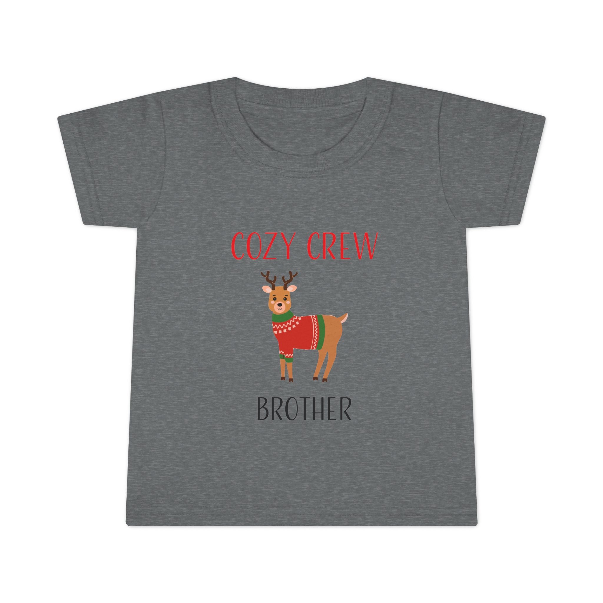 Teeshirt: Cozy Crew Reindeer Brother (Toddler)