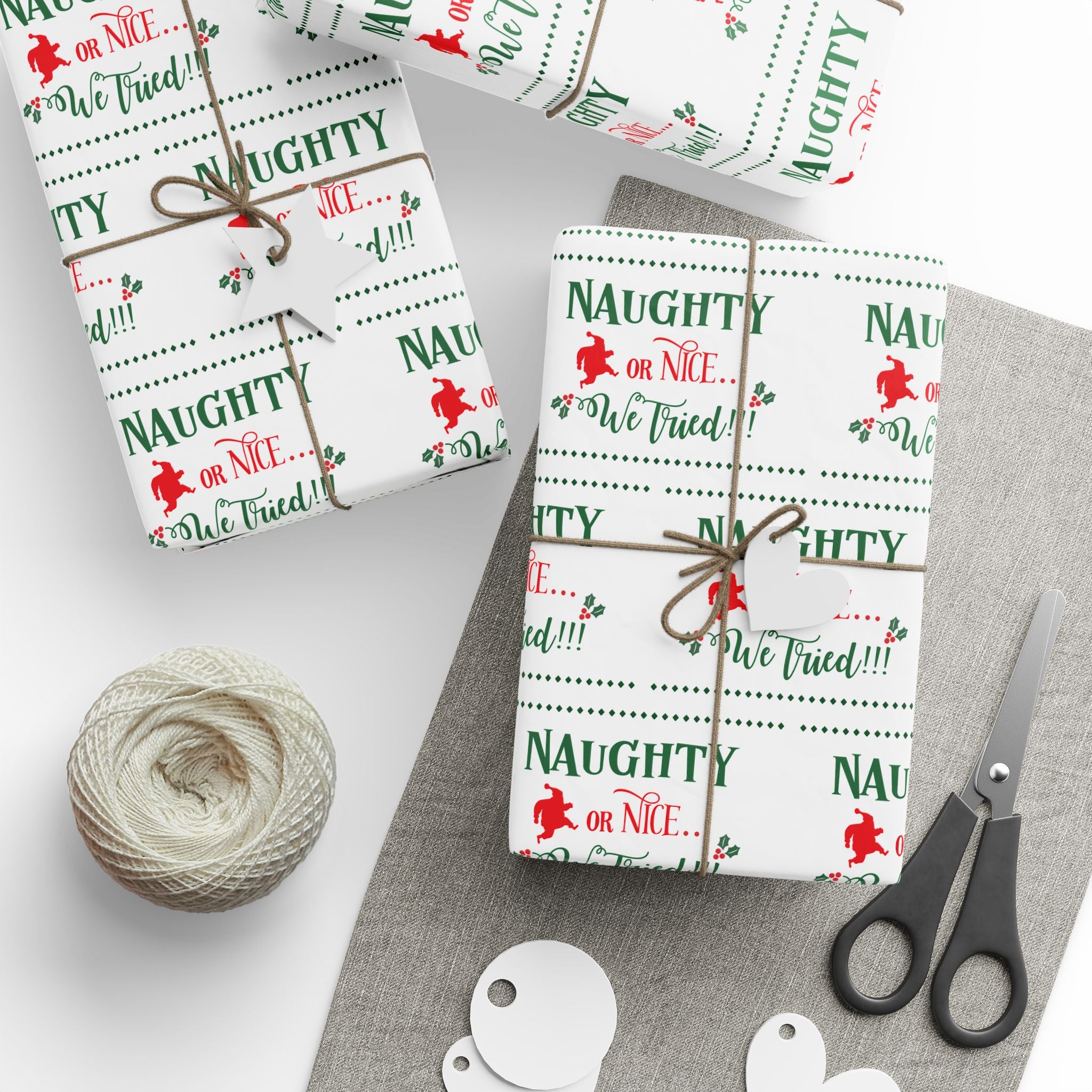 Gift Wrap: Holiday - Christmas (Naughty or Nice)