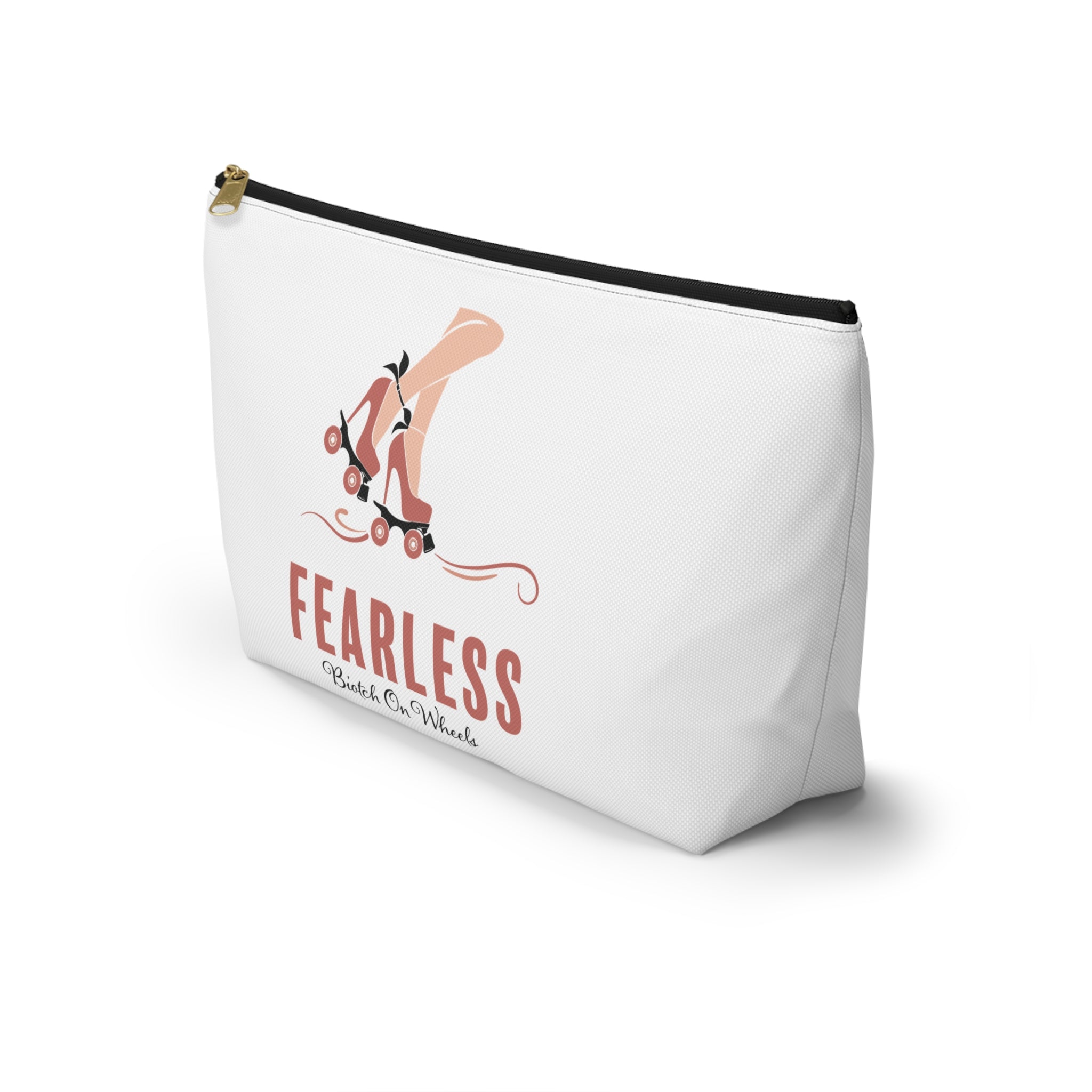 Make Up Bag: Fearless Biotch on Wheels (Color)