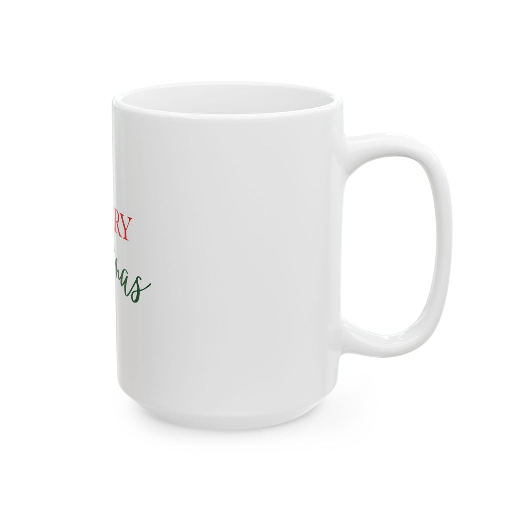 Ceramic Mug: Merry Christmas Script