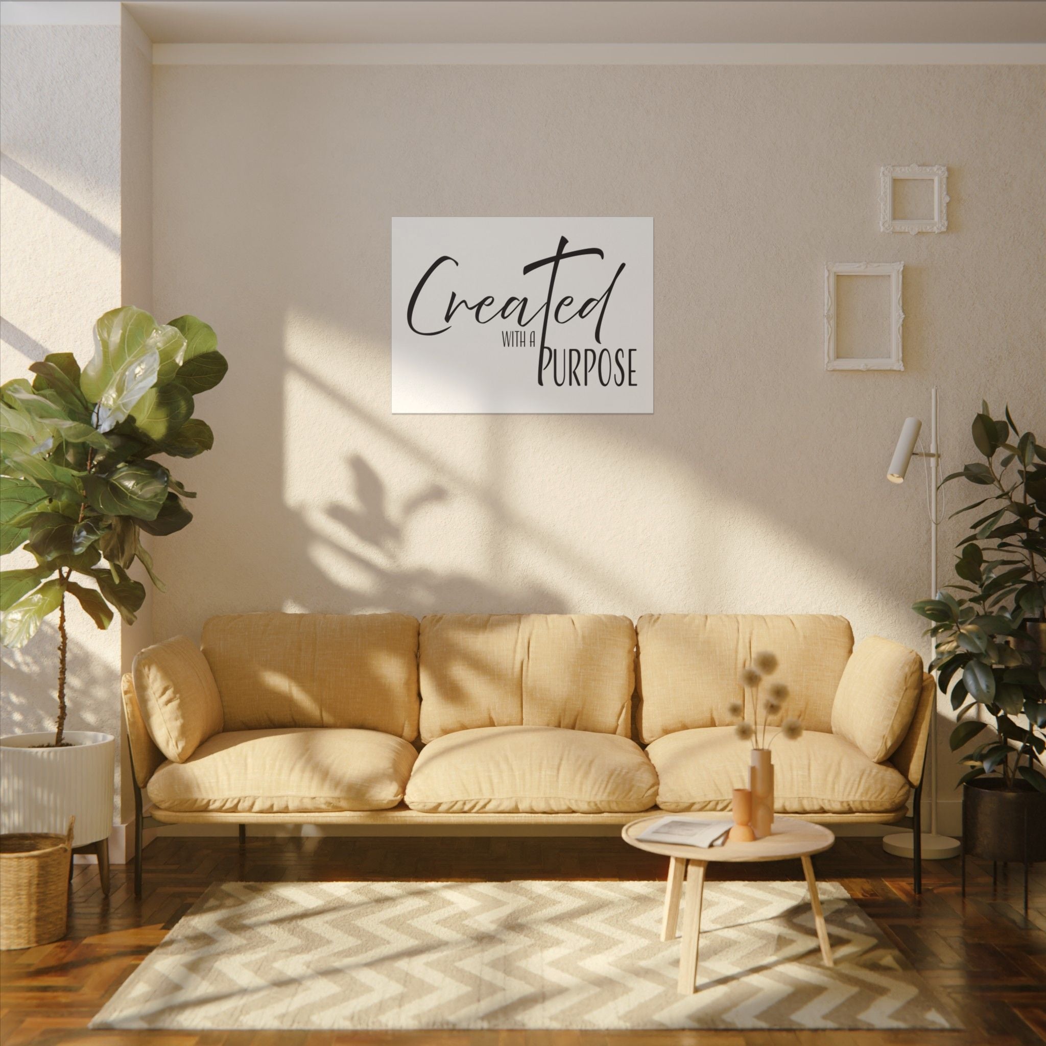 Canvas Wall Art: Inspirational - Created With A Purpose