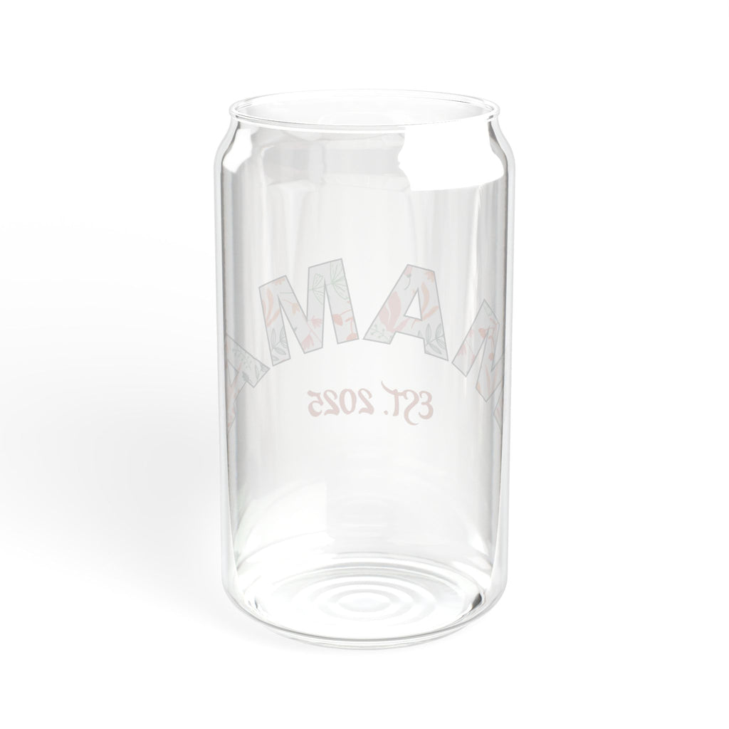 Sipper Glass: Mama with Pink Logo - (16oz)