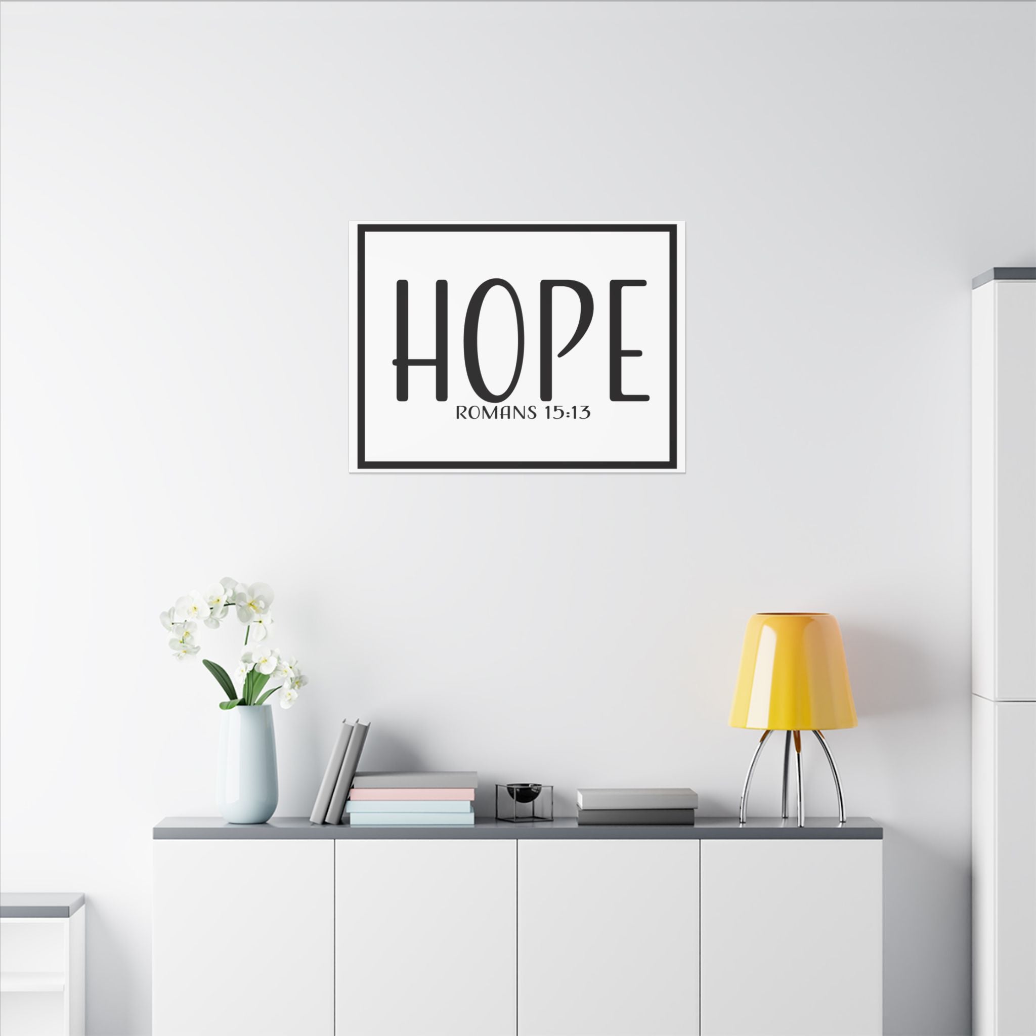 Canvas Wall Art:  Inspirational - Hope Romans 15:13