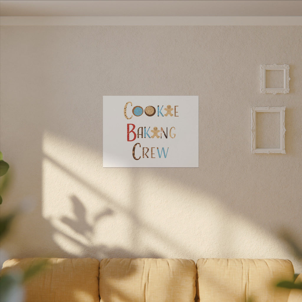 Canvas Wall Art: Cookie Baking Crew