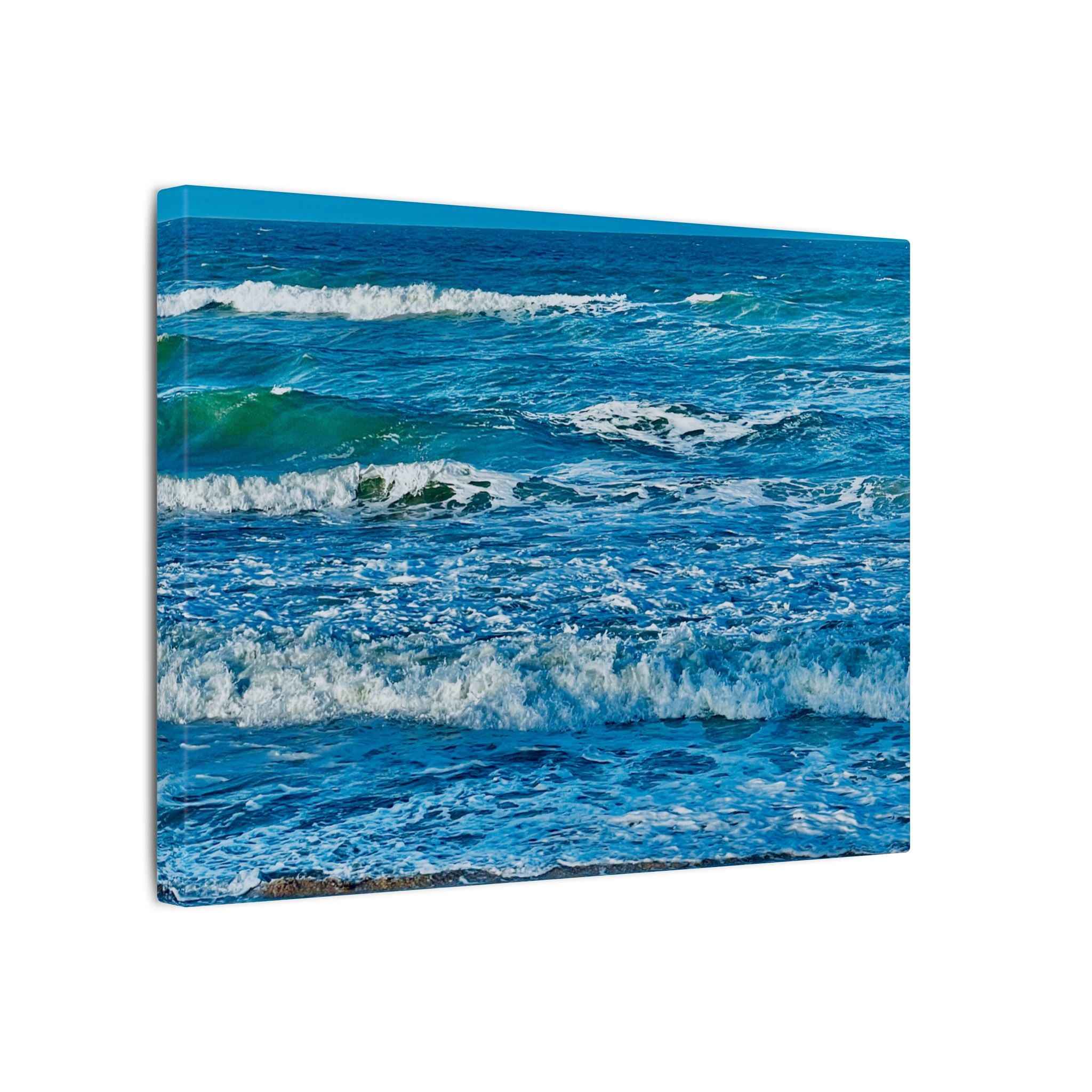 Canvas Print: Ocean Waves - Ormond-By-The Sea
