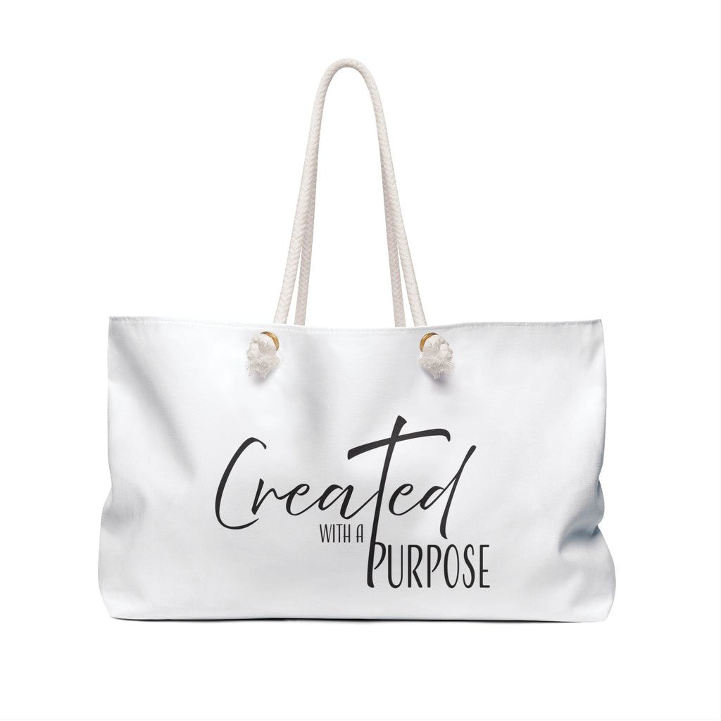 Weekender Bag: Inspirational - Created with purpose