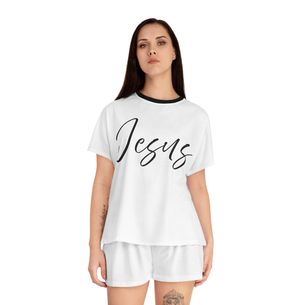 Short Pajama Set: Inspirational - Jesus