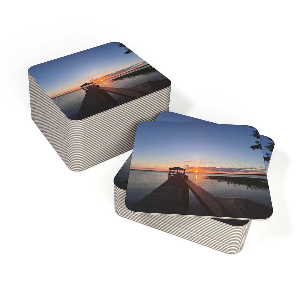 Coasters: Lake Minnehaha Sunset - (50, 100 pcs)